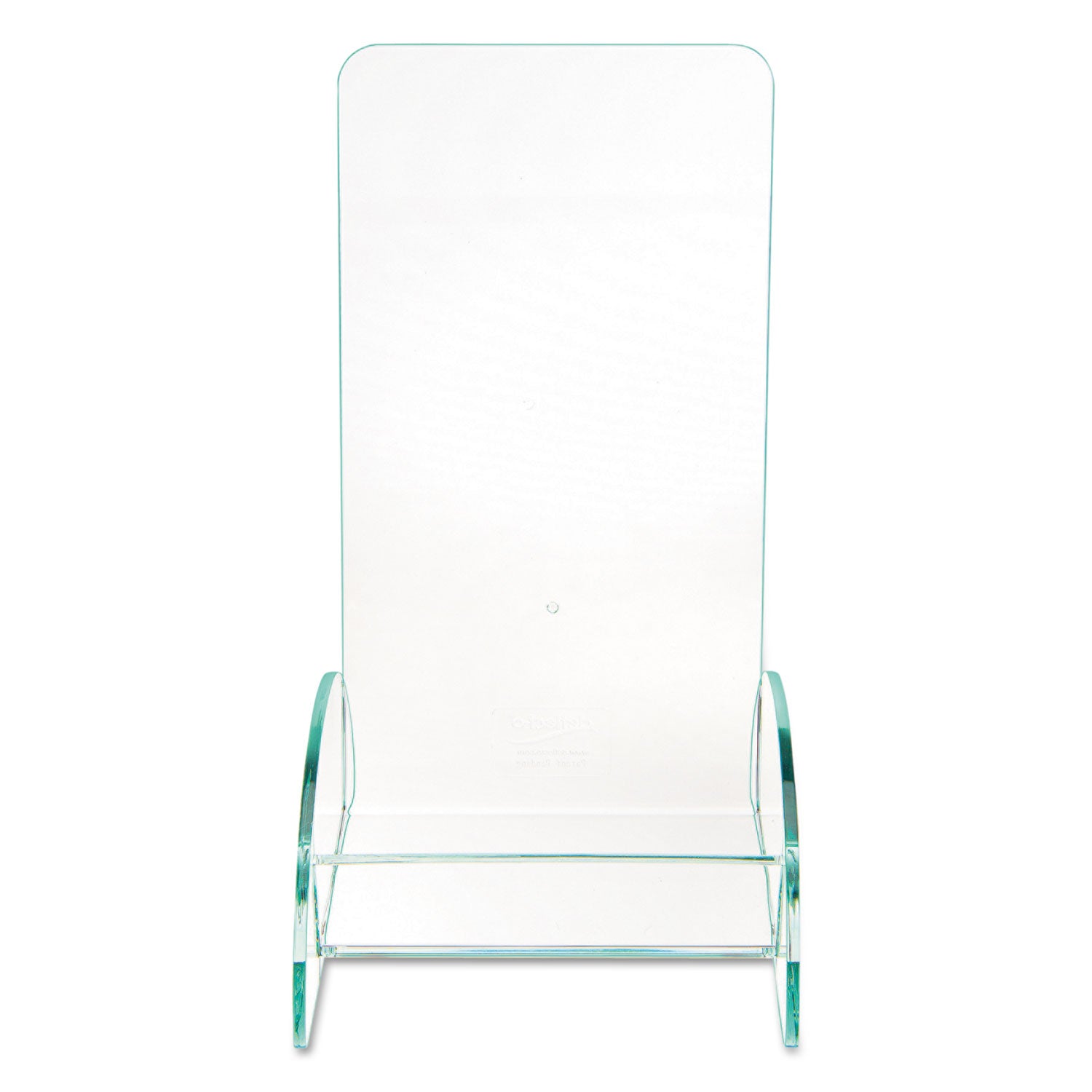 deflecto® Euro-Style Docuholder, Leaflet Size, 4.5w X 4.5d X 7.88h, Green Tinted