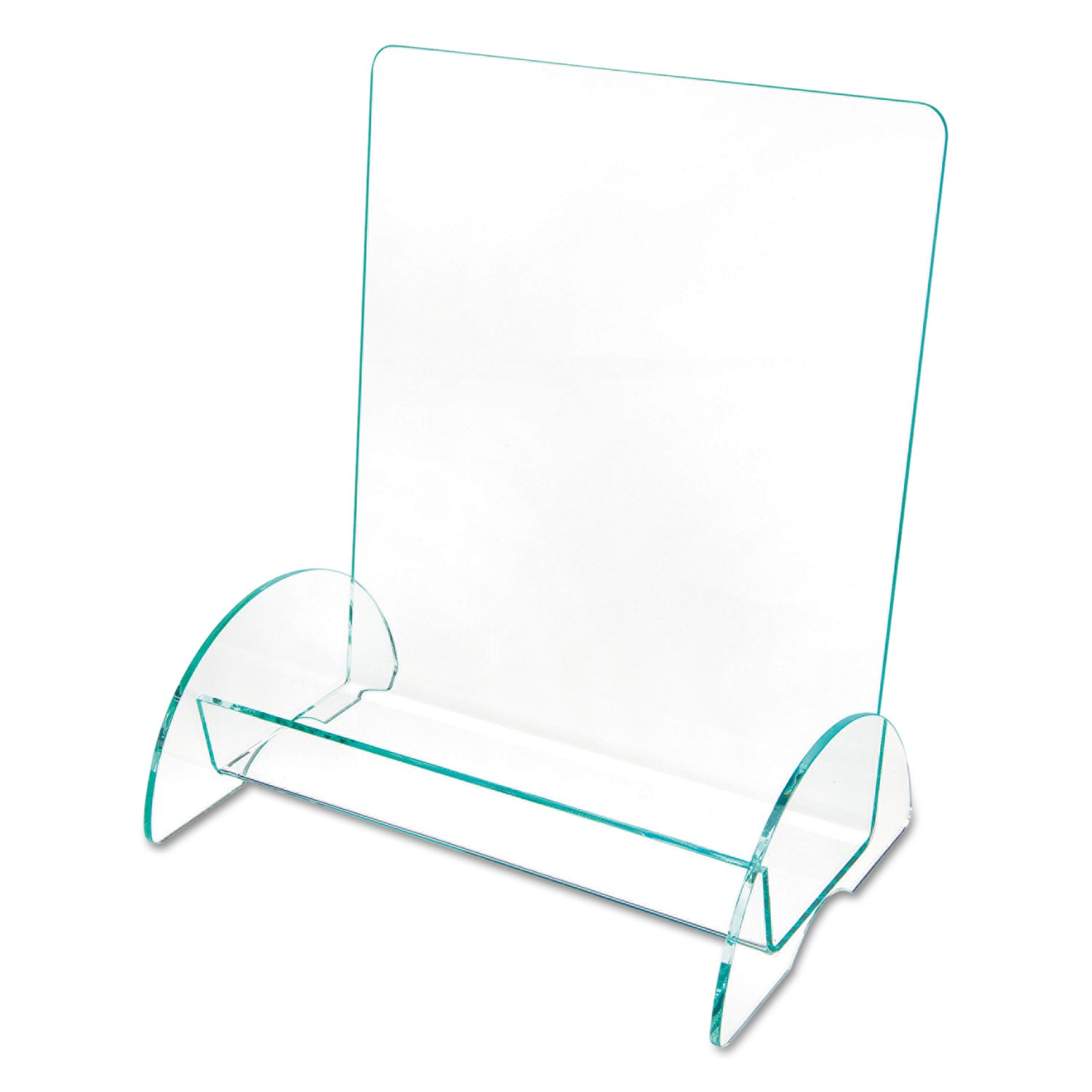 deflecto® Euro-Style Docuholder, Magazine Size, 9.81w X 6.31d X11h, Green Tinted