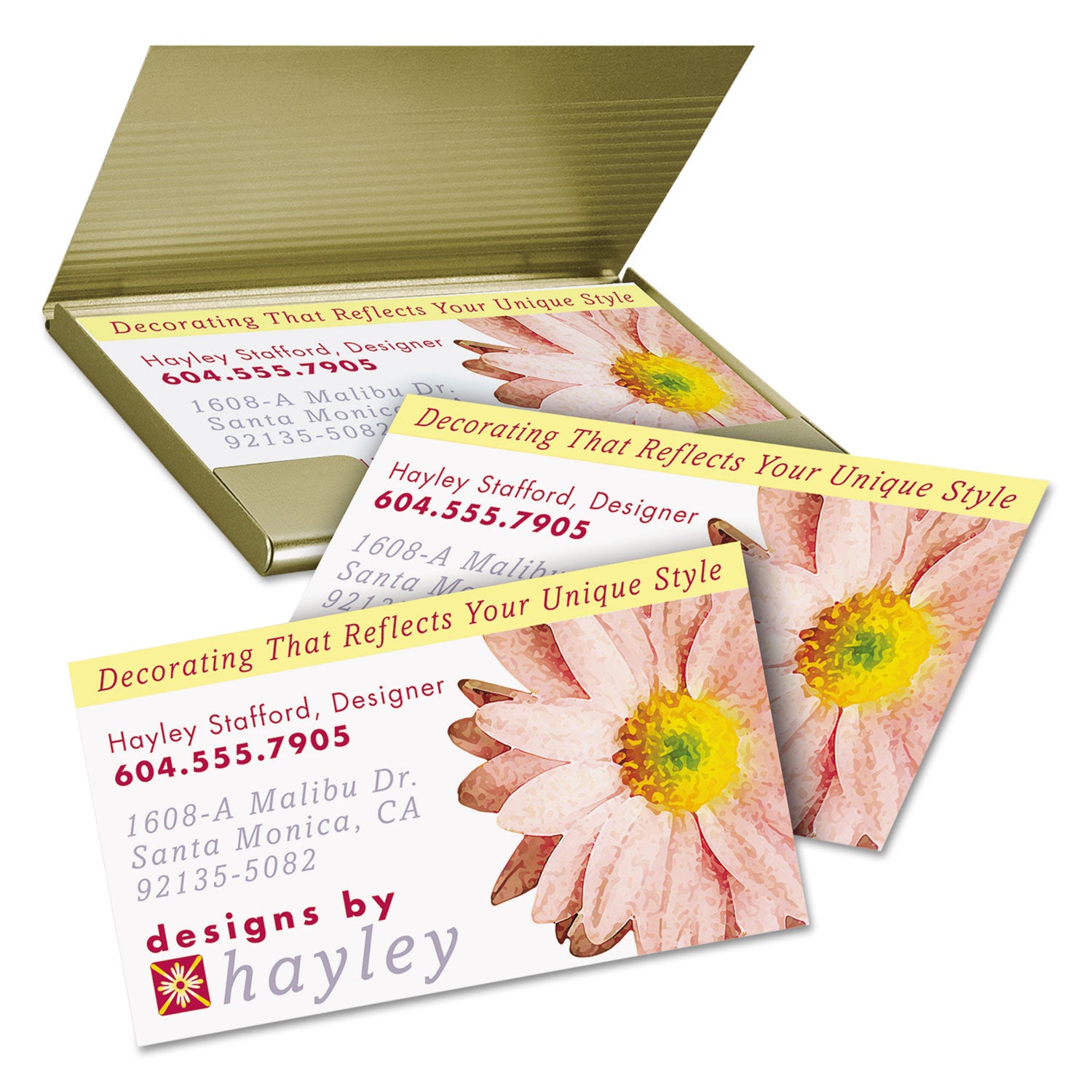 Avery® Print-To-The-Edge True Print Business Cards, Inkjet, 2 X 3.5, White, 160 Cards, 8 Cards Sheet, 20 Sheets/pack
