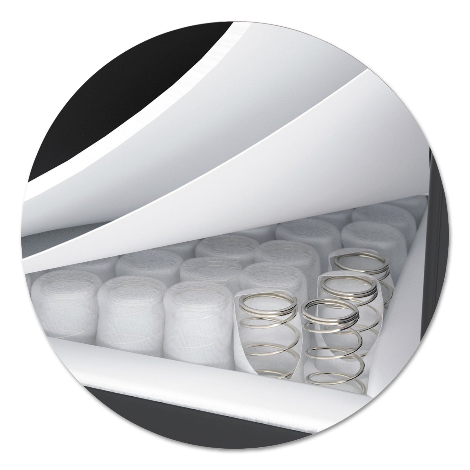 HON® Hvl402 Series Executive High-Back Chair, Supports Up To 250 Lb, 17" To 21" Seat Height, Black Seat/back, Iron Gray Base