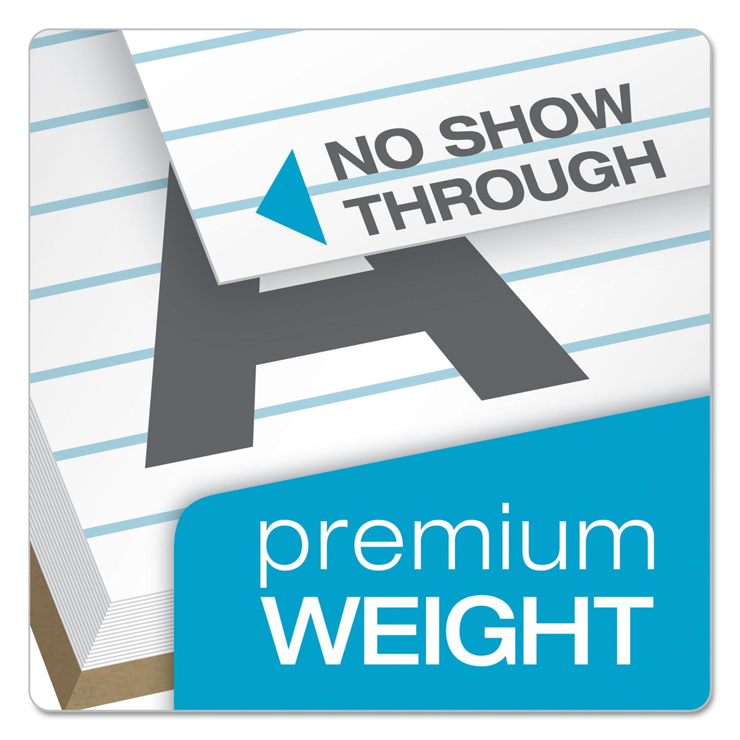 TOPS™ Docket Gold Ruled Perforated Pads, Wide/legal Rule, 50 White 8.5 X 11.75 Sheets, 12/pack