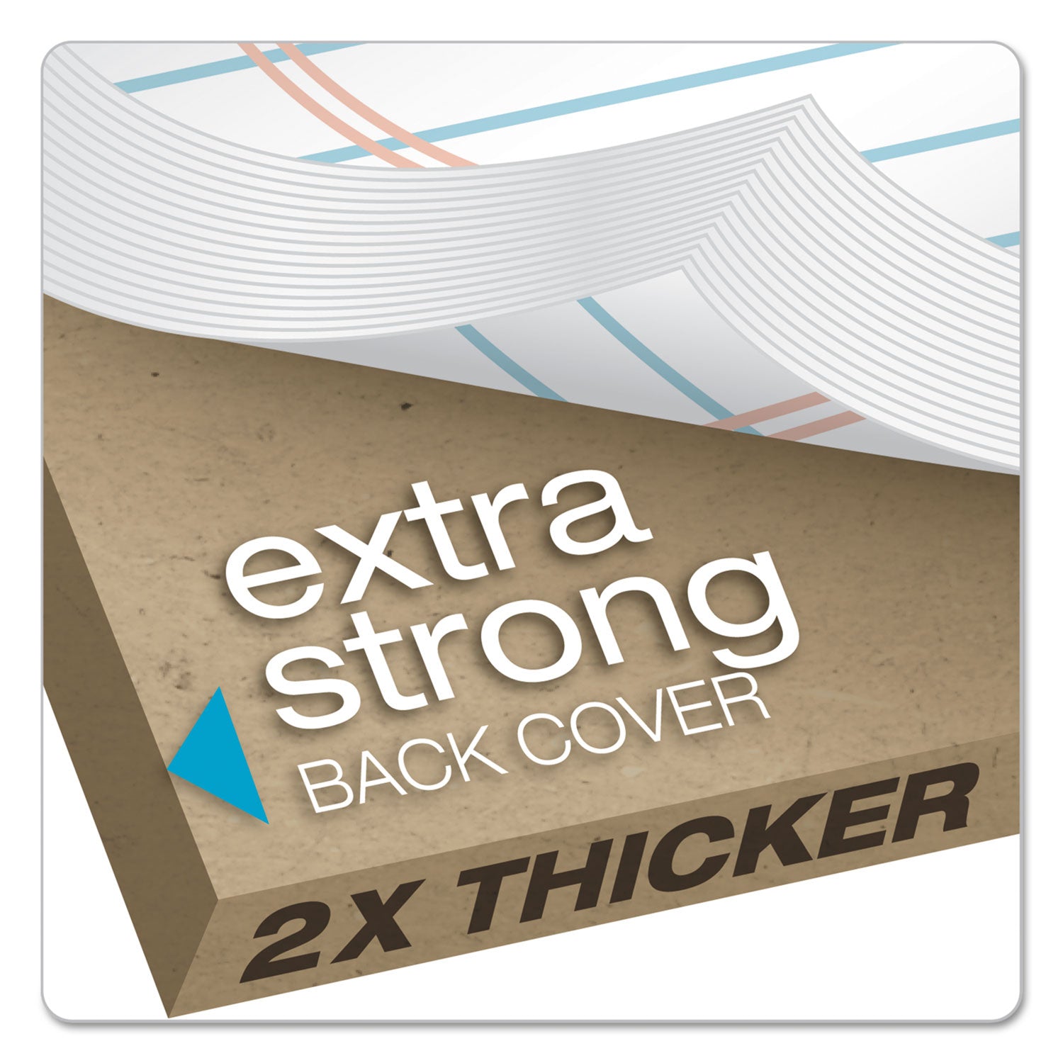 TOPS™ Docket Gold Ruled Perforated Pads, Wide/legal Rule, 50 White 8.5 X 11.75 Sheets, 12/pack