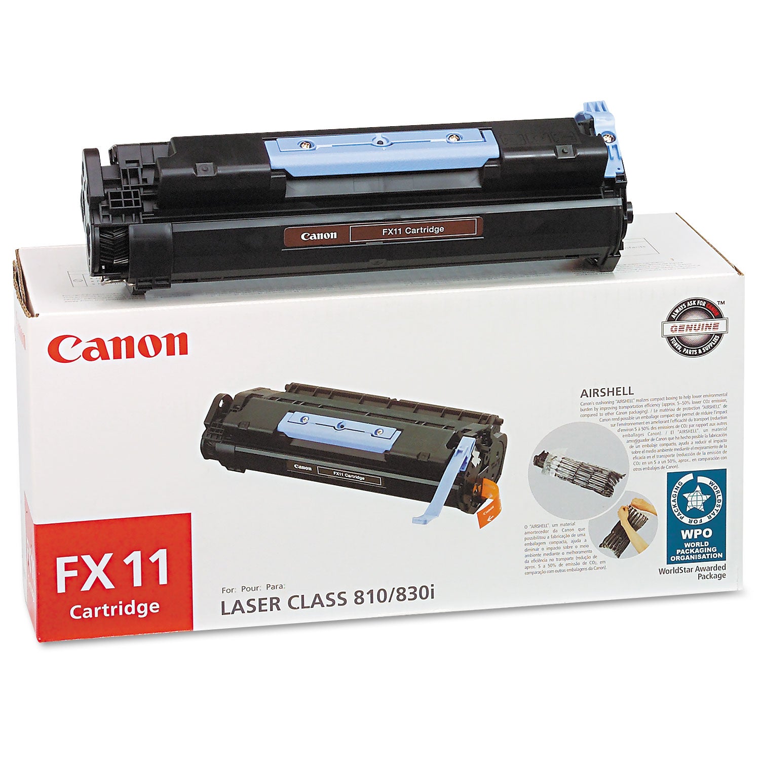 Canon® 1153b001aa (fx-11) Toner, 4,500 Page-Yield, Black