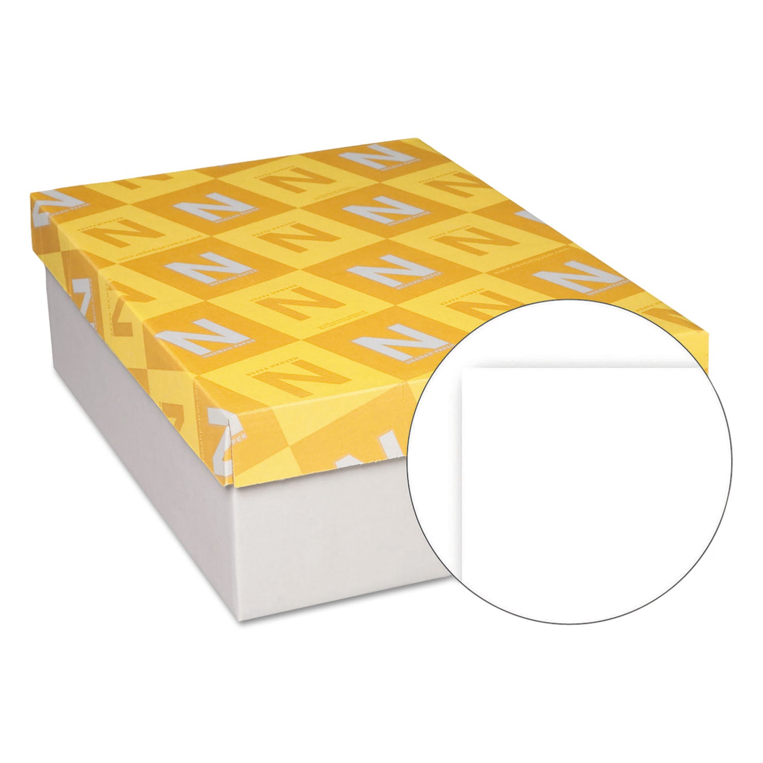 Neenah Paper Classic Crest #10 Envelope, Commercial Flap, Gummed Closure, 4.13 X 9.5, Avon Brilliant White, 500/box