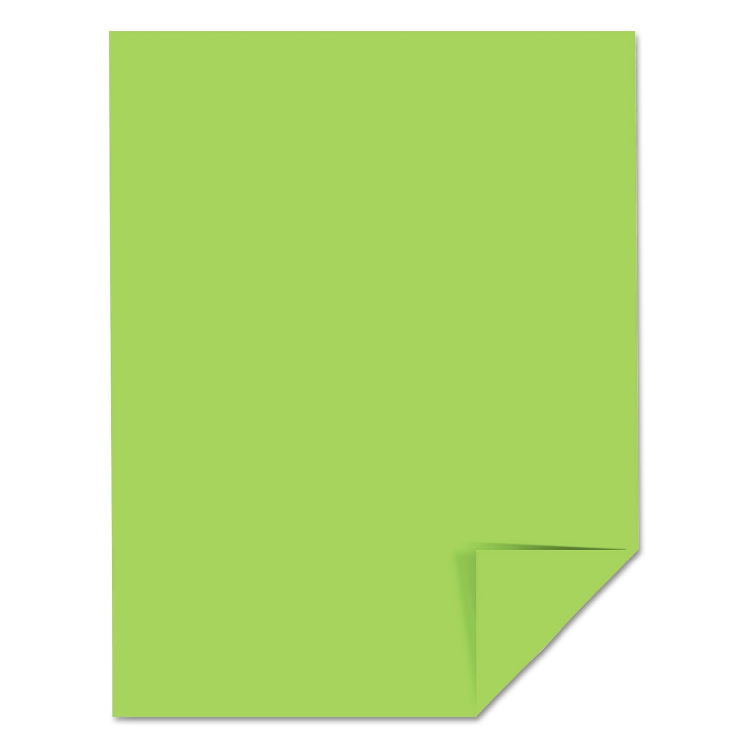 Astrobrights® Color Cardstock, 65 lb Cover Weight, 8.5 x 11, Martian Green, 250/Pack