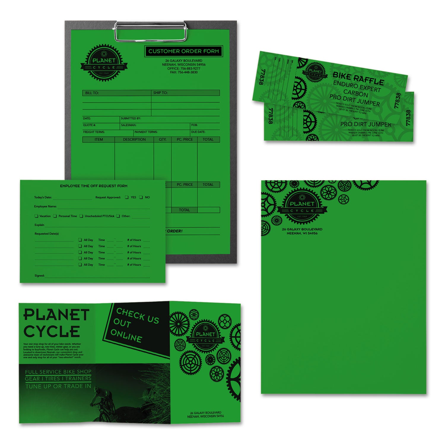 Astrobrights® Color Paper, 24 lb Bond Weight, 8.5 x 11, Gamma Green, 500 Sheets/Ream