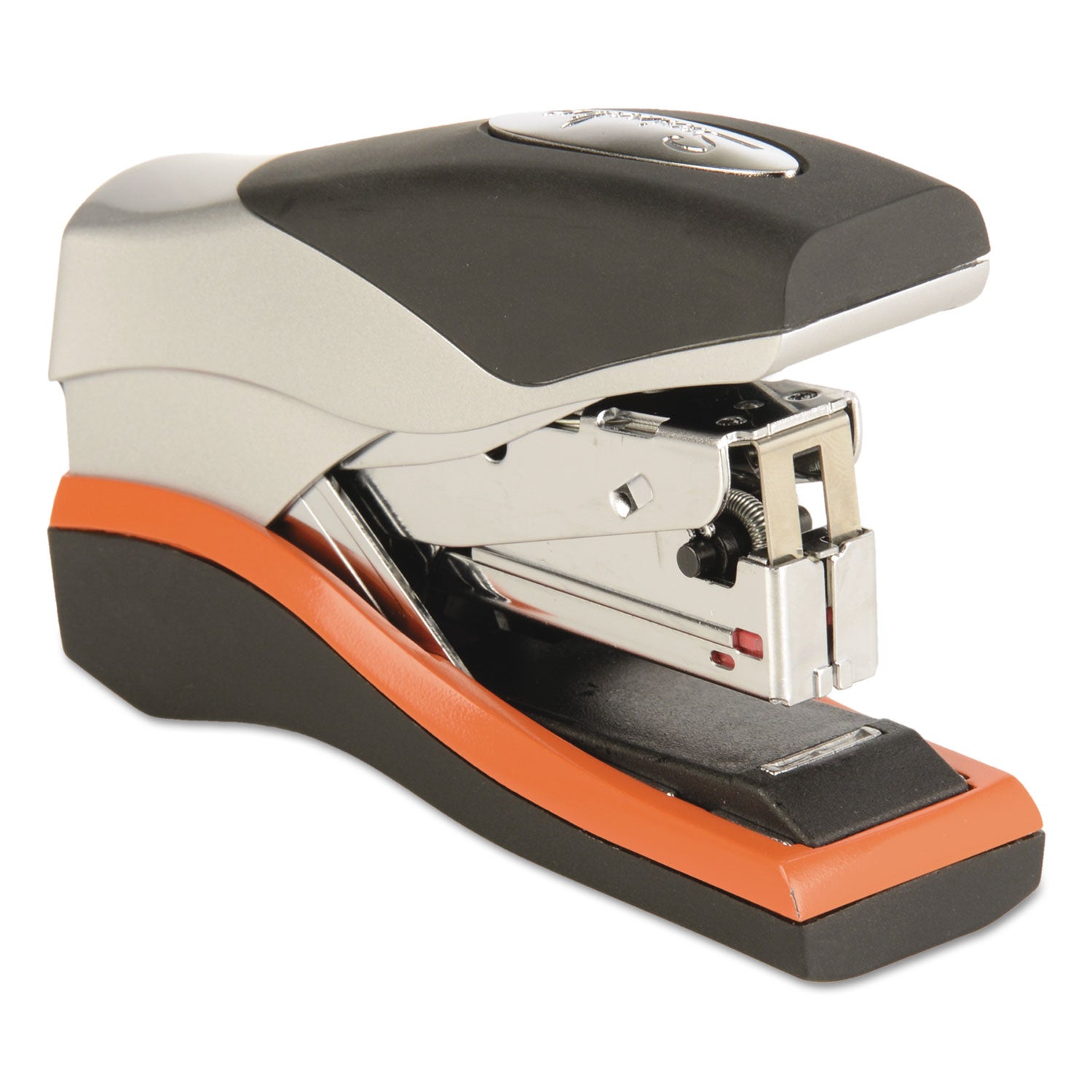 Swingline® Optima 40 Compact Stapler, 40-Sheet Capacity, Black/silver/orange