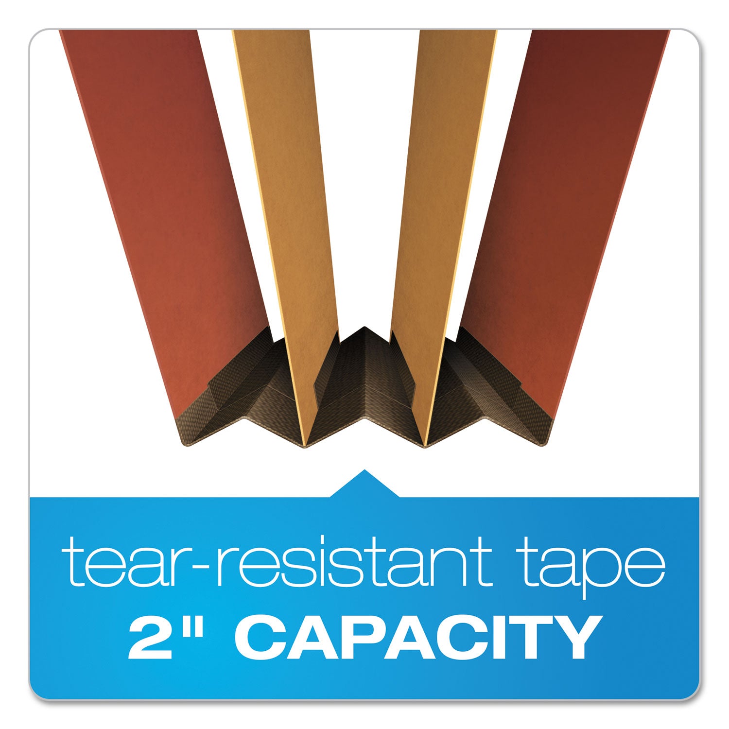 Pendaflex® Six-Section Pressboard Classification Folders, 2" Expansion, 2 Dividers, 6 Fasteners, Legal Size, Red Exterior, 10/Box