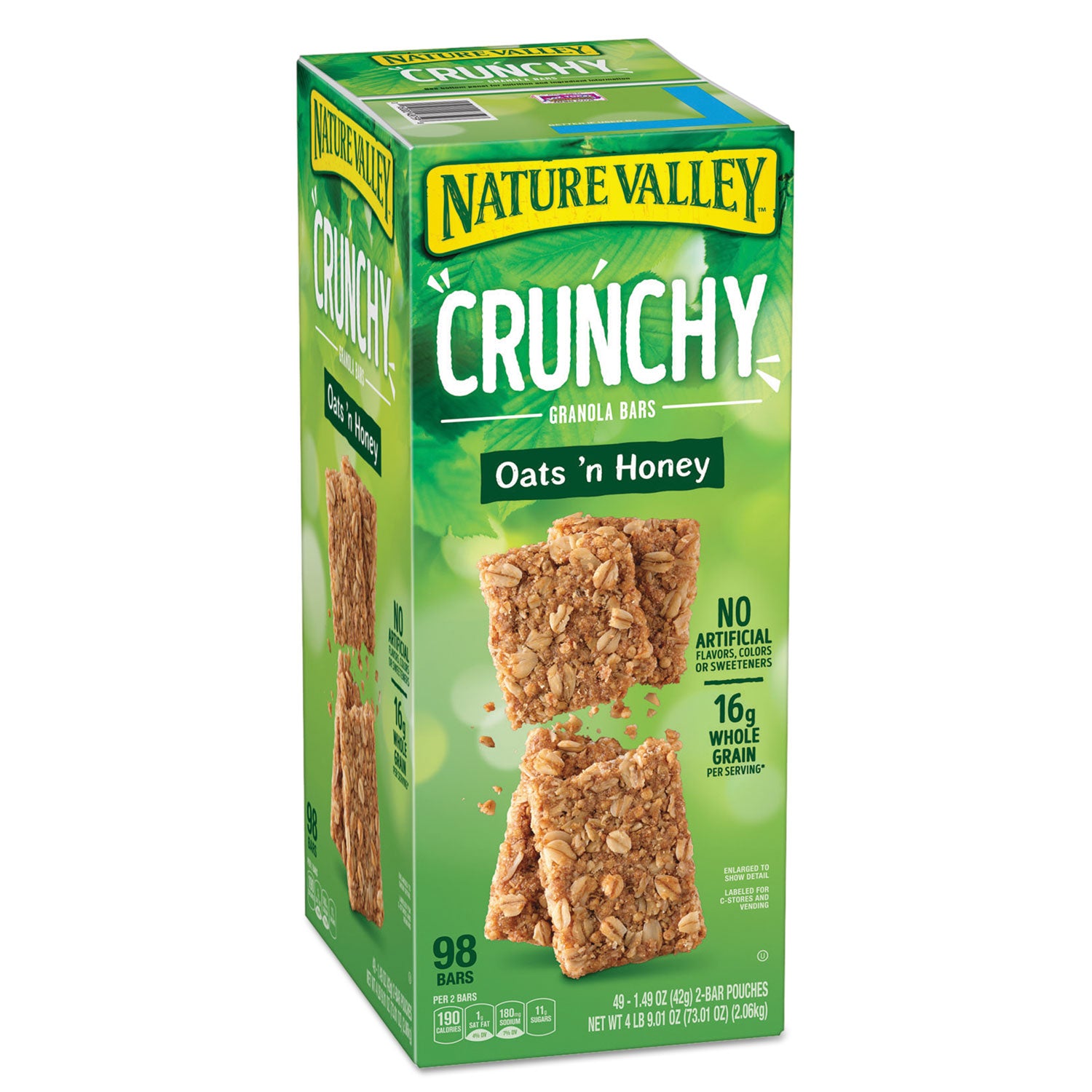 Nature Valley® Granola Bars, Oats And Honey, 1.5 Oz Bar, 49/carton