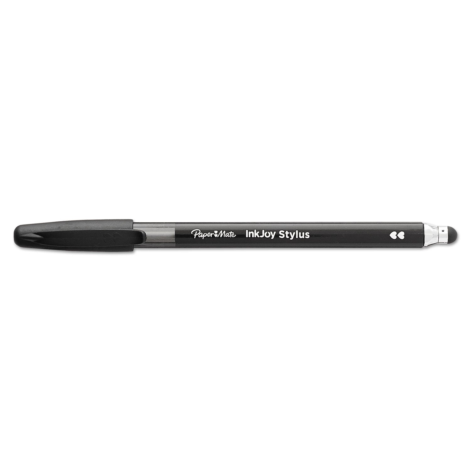 Paper Mate® Inkjoy 100 Ballpoint Pen/stylus, Stick, Medium 1 Mm, Black Ink, Black Barrel, Dozen