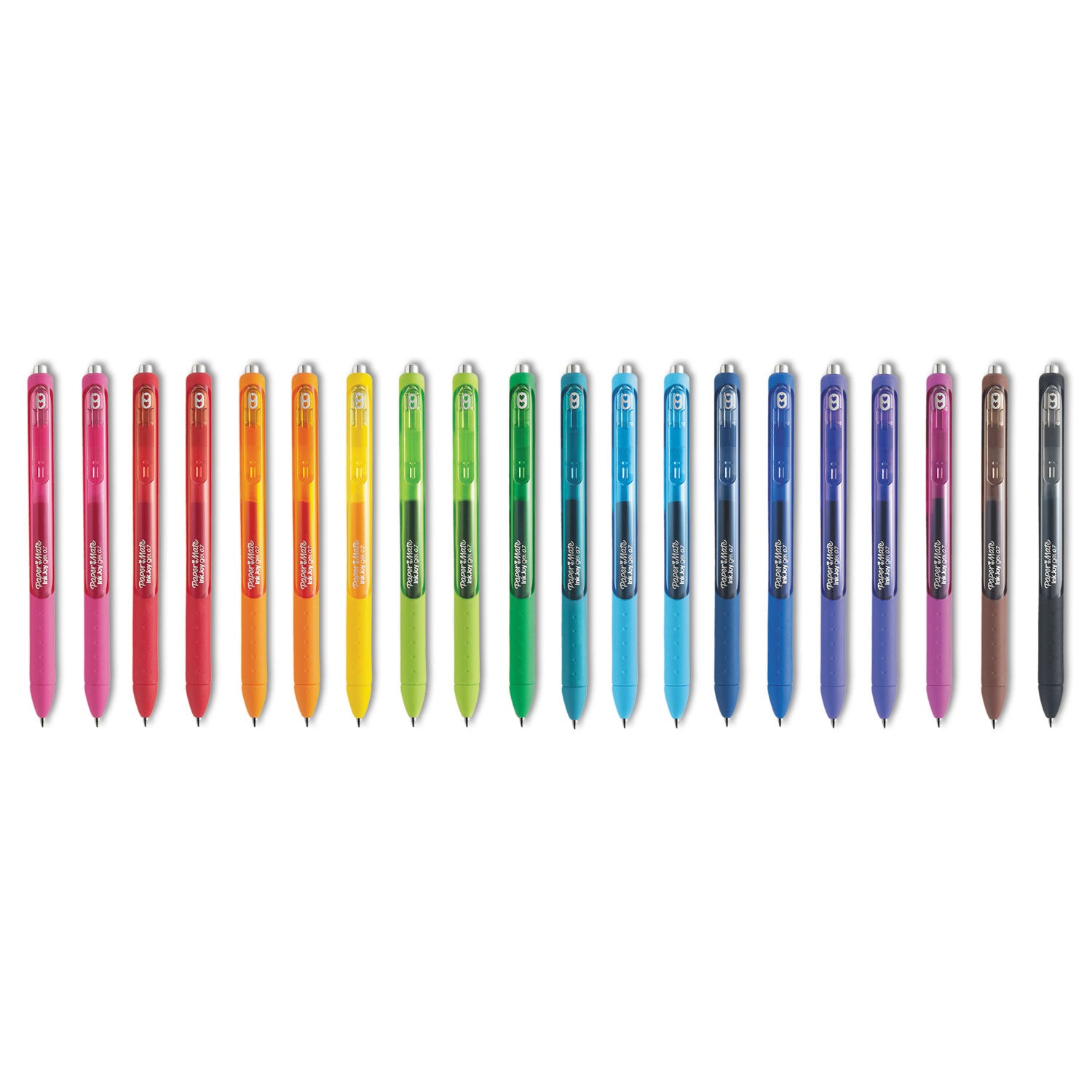 Paper Mate® Inkjoy Gel Pen, Retractable, Medium 0.7 Mm, Assorted Ink And Barrel Colors, 20/pack