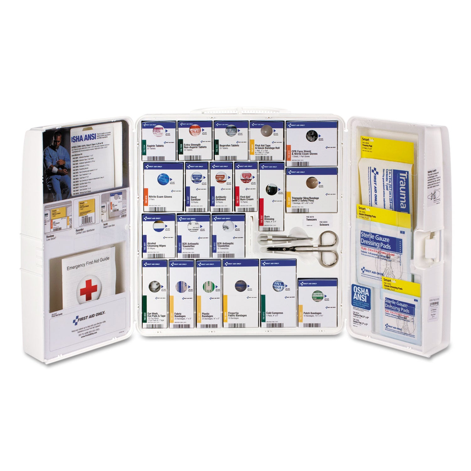 First Aid Only™ SmartCompliance General Business First Aid Station, 50 People, 241 Pieces