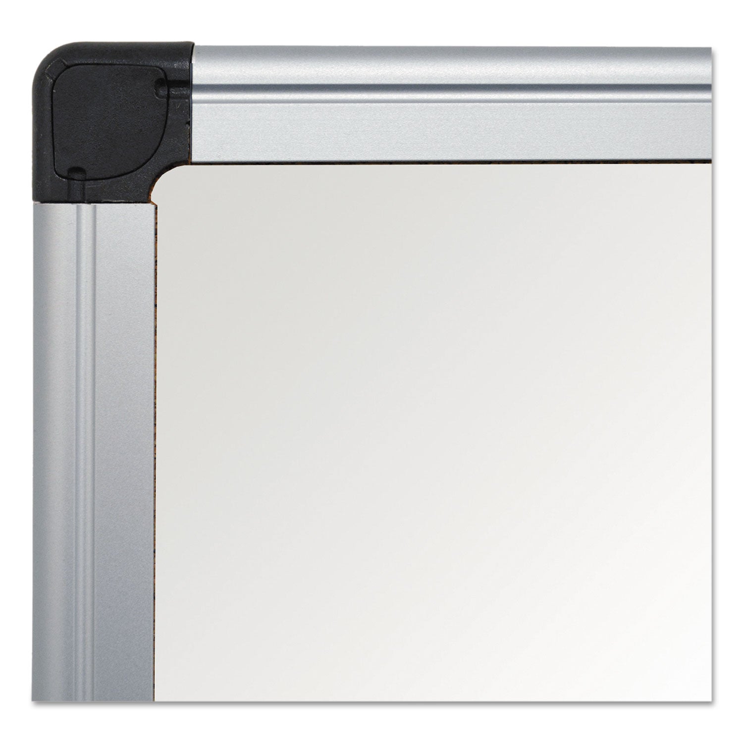 MasterVision® Porcelain Value Dry Erase Board, 24" x 36", White Surface, Satin Aluminum Frame