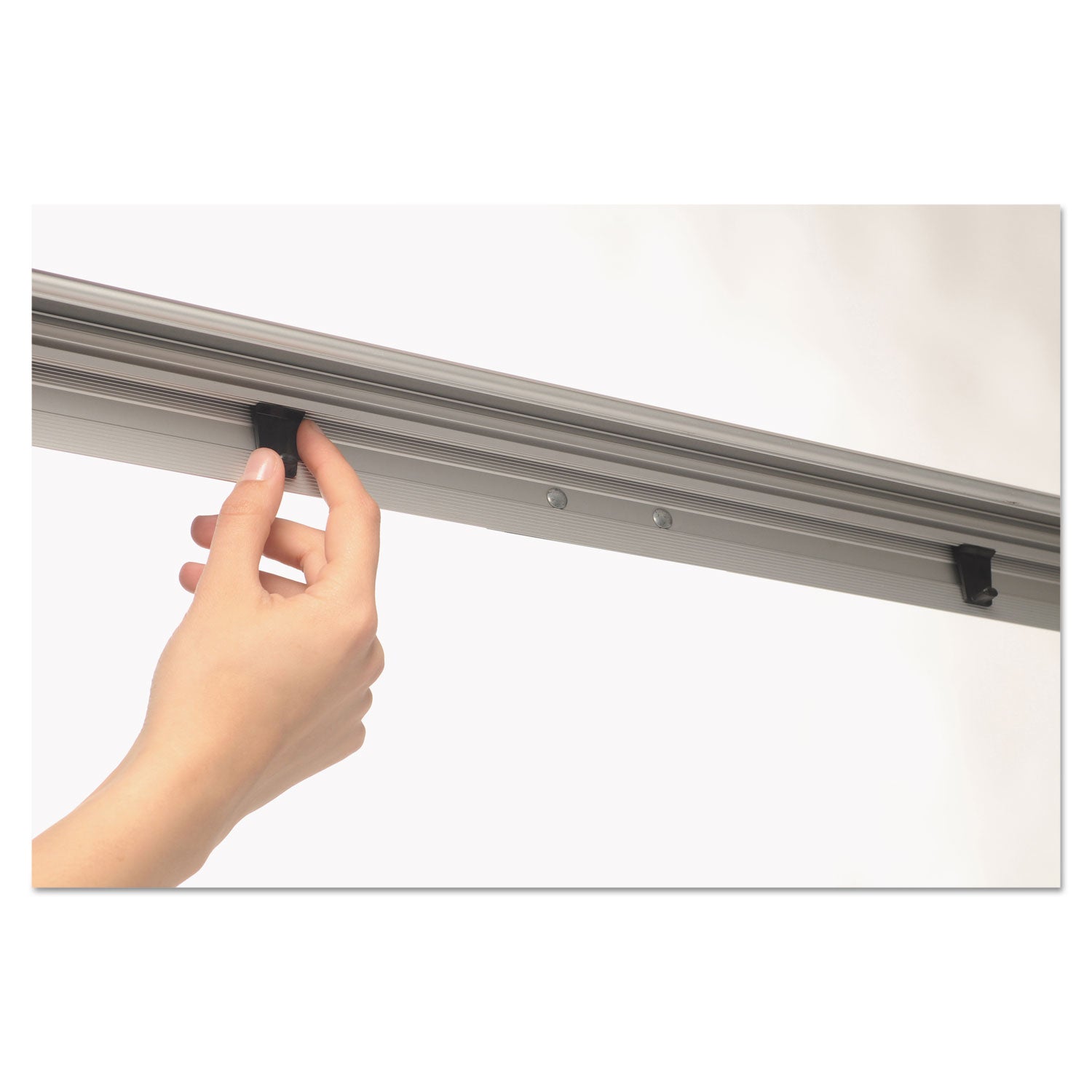 MasterVision® Telescoping Tripod Display Easel, Adjusts 38" To 69" High, Metal, Silver