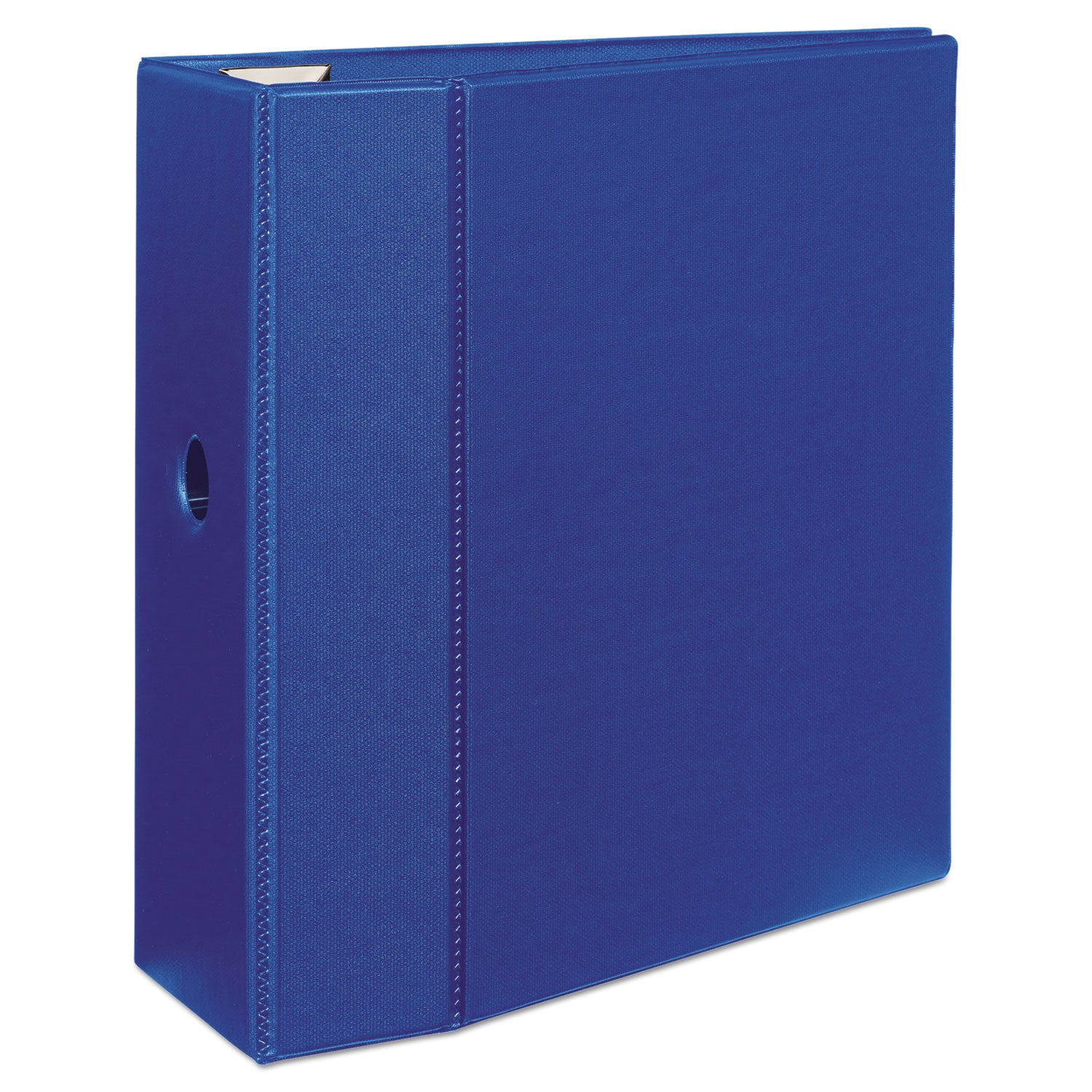 Avery® Heavy-Duty Non-View Binder With Durahinge, Locking One Touch Ezd Rings And Thumb Notch, 3 Rings, 5" Capacity, 11 X 8.5, Blue