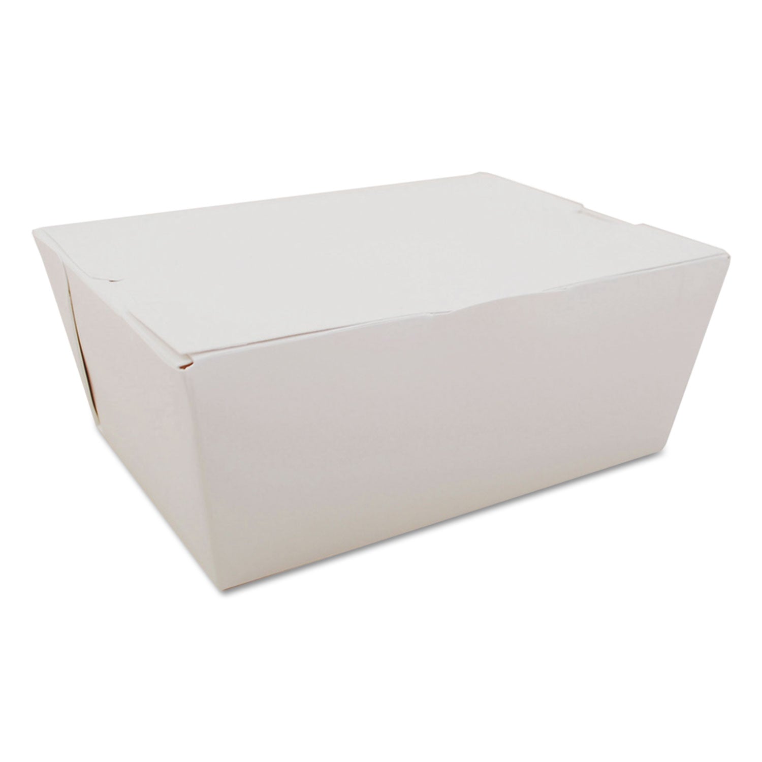 SCT® ChampPak Carryout Boxes, #4, 7.75 x 5.5 x 3.5, White, Paper, 160/Carton