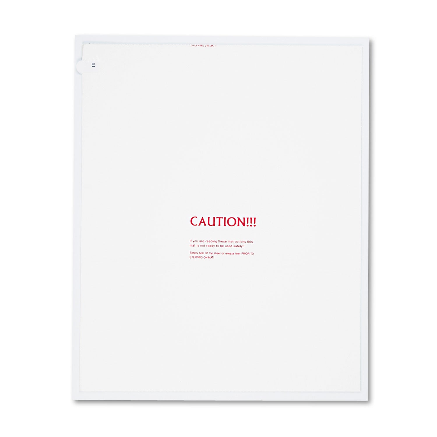 Crown Walk-N-Clean Dirt Grabber Mat With Starter Pad, 31.5 X 25.5, Gray