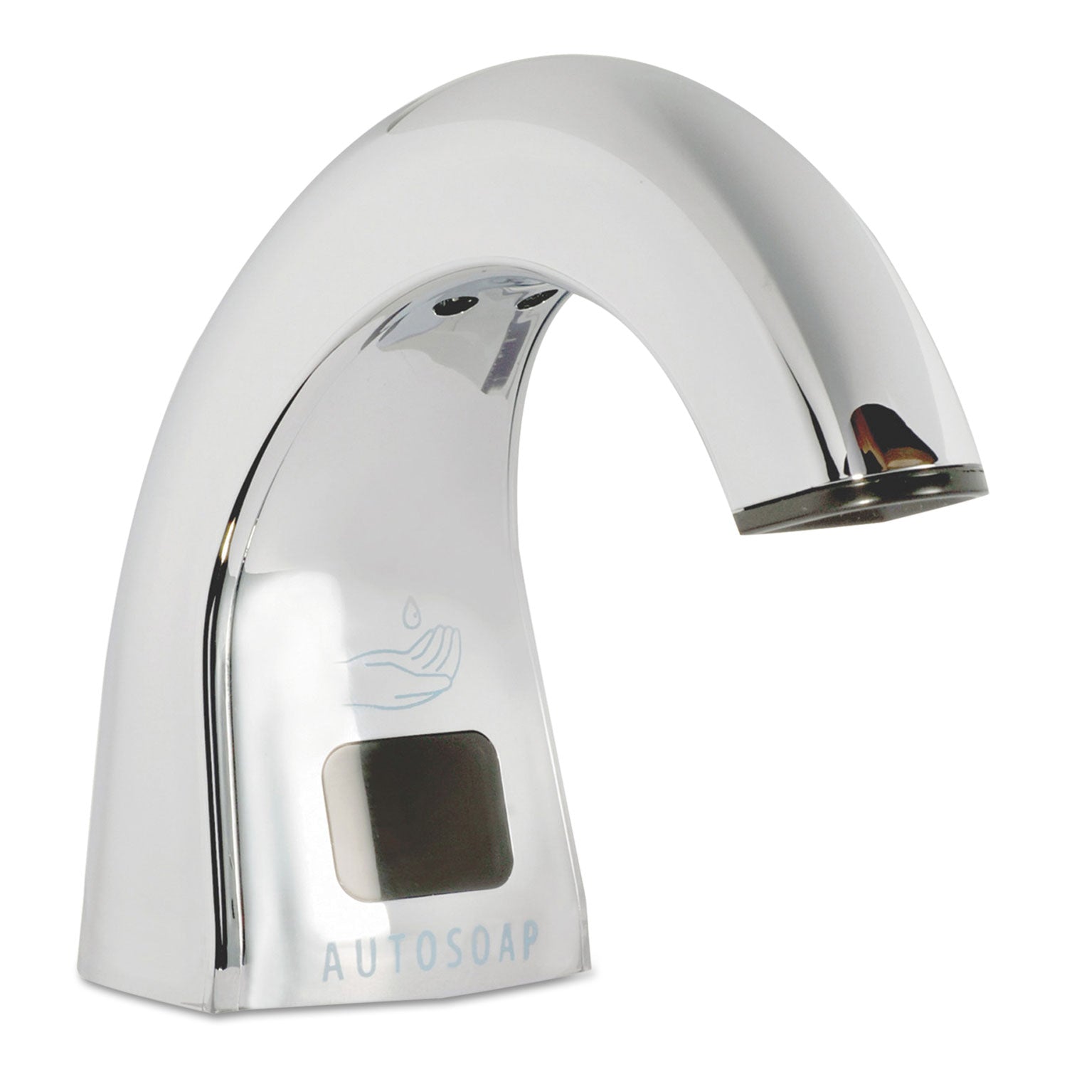 One Shot Soap Dispenser - Touch Free, Liquid, 1.9 x 5.5 x 4, Polished Chrome