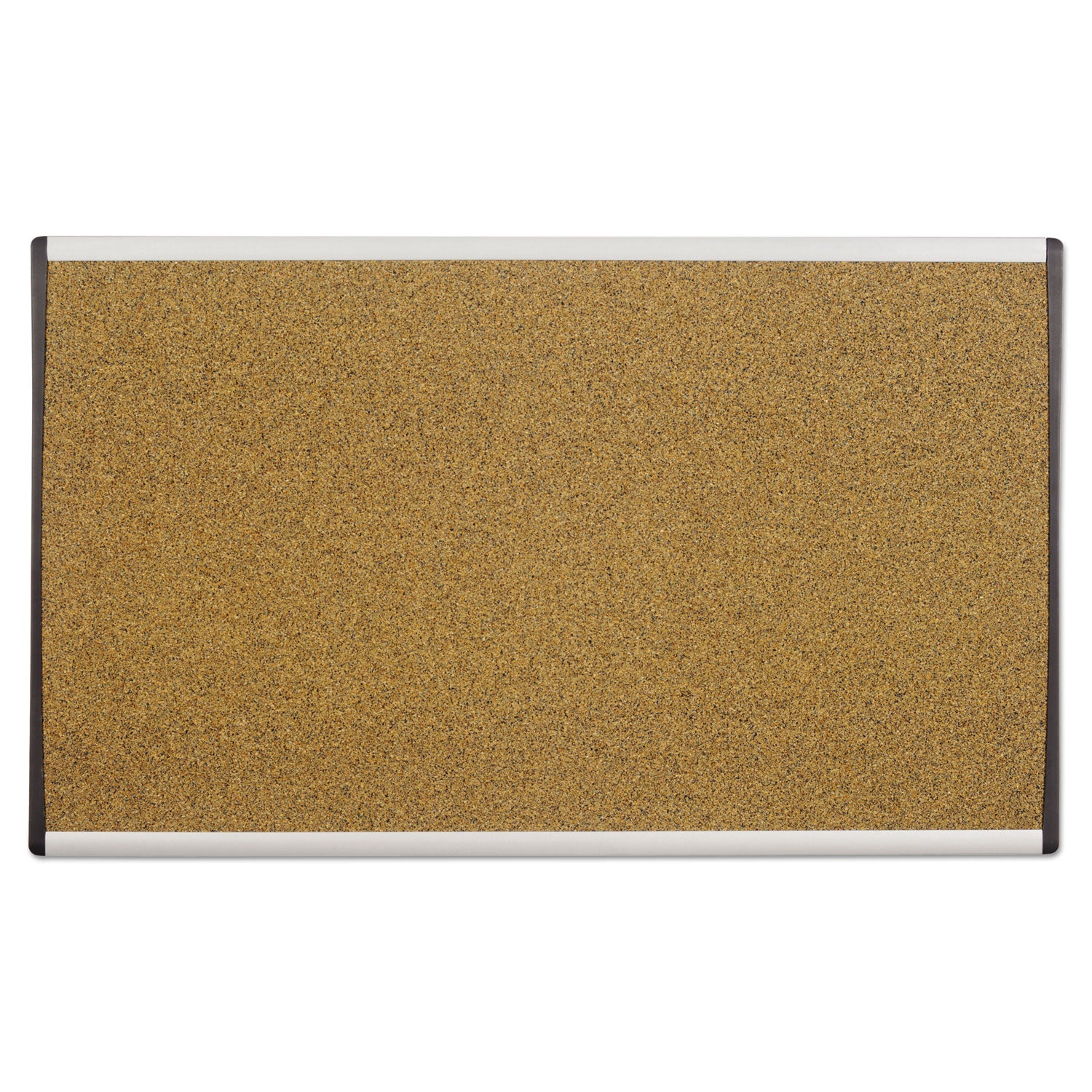 ARC Frame Cubicle Cork Board, 24 x 14, Tan Surface, Silver Aluminum Frame