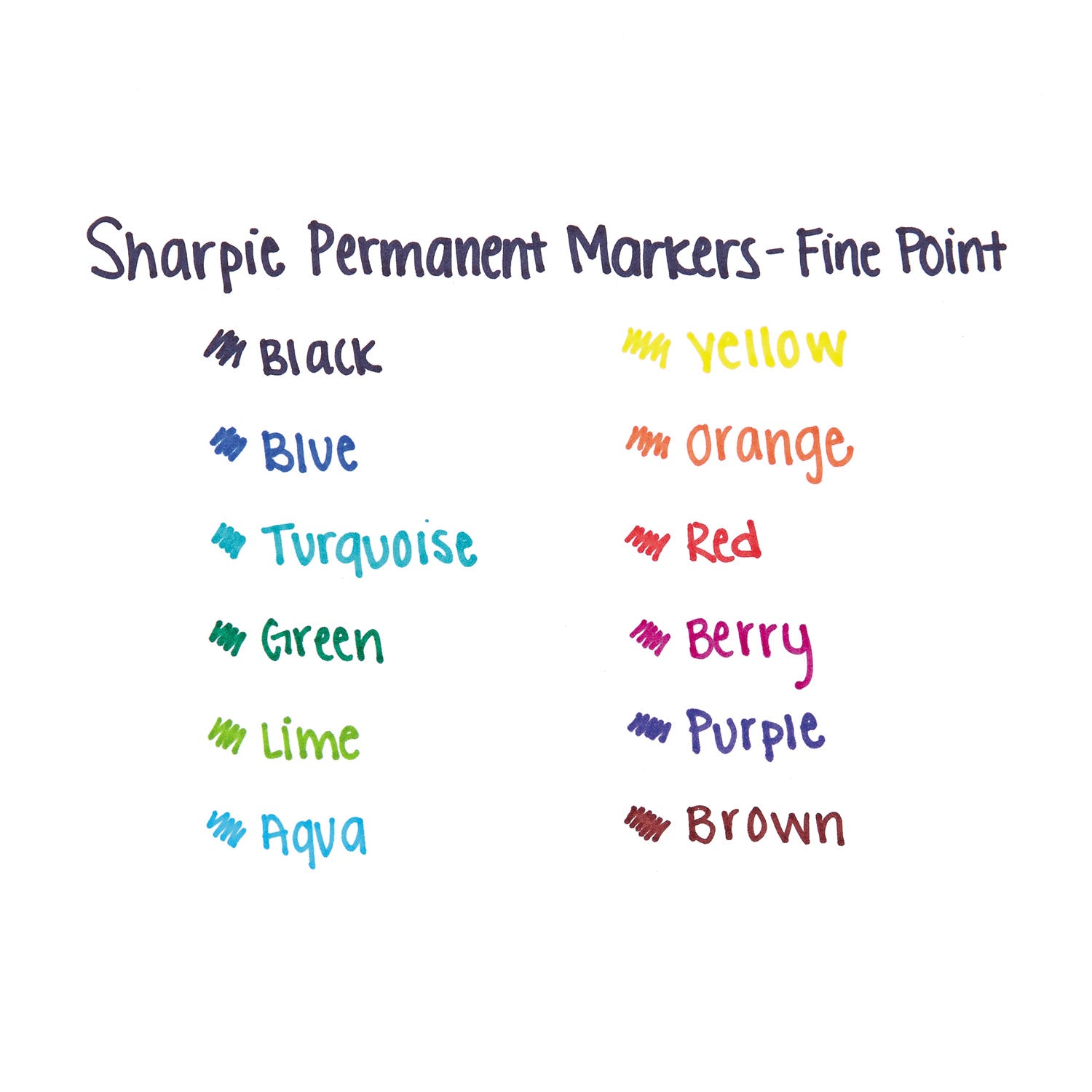 Sharpie® Fine Tip Permanent Marker Value Pack, Fine Bullet Tip, Blue, 36/pack