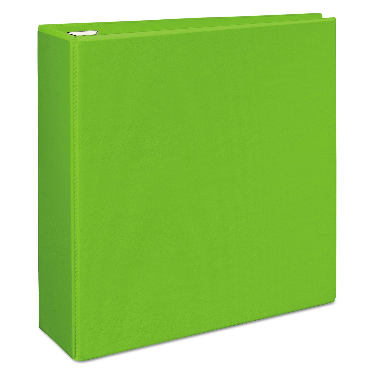 Avery® Heavy-Duty View Binder With Durahinge And Locking One Touch Ezd Rings, 3 Rings, 4" Capacity, 11 X 8.5, Chartreuse