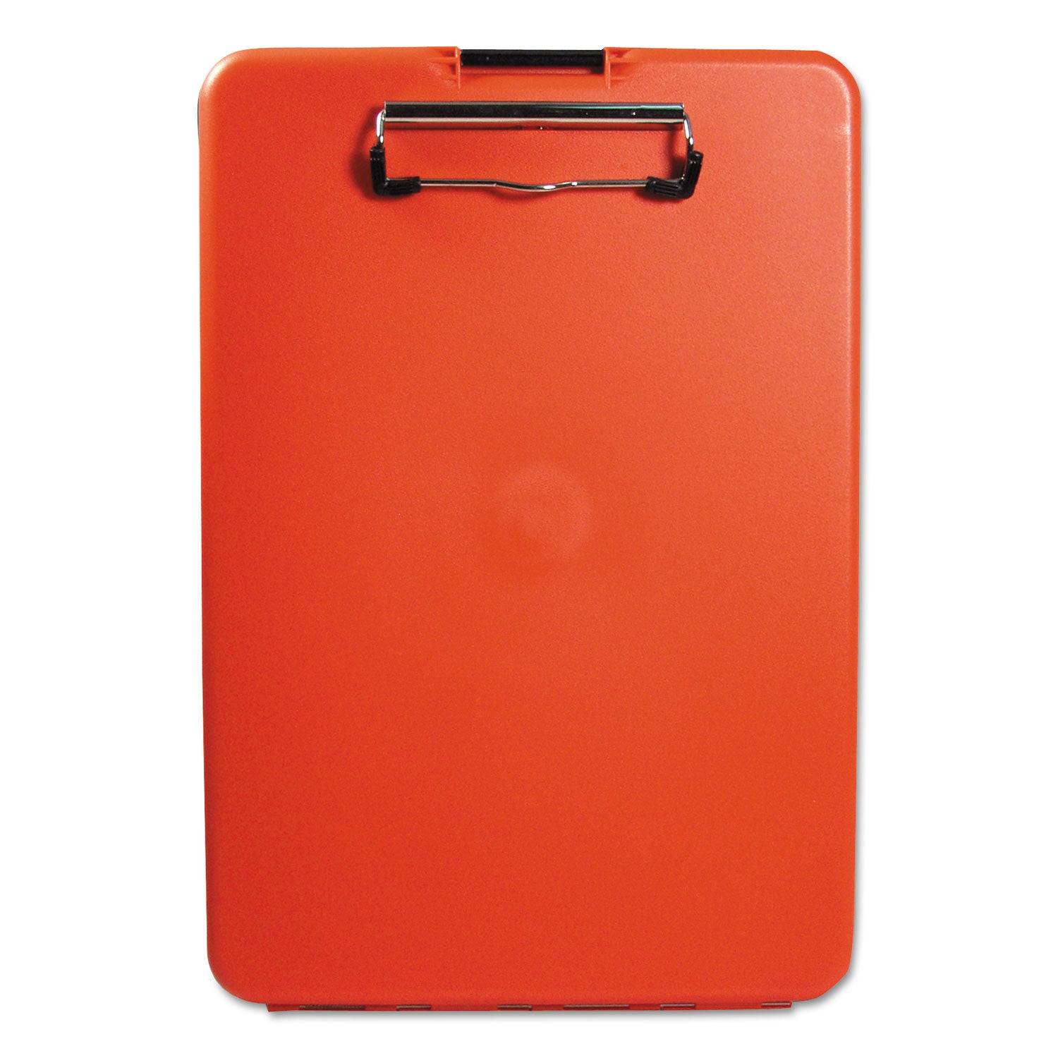 Saunders SlimMate Storage Clipboard, 0.5" Clip Capacity, Holds 8.5 x 11 Sheets, Red