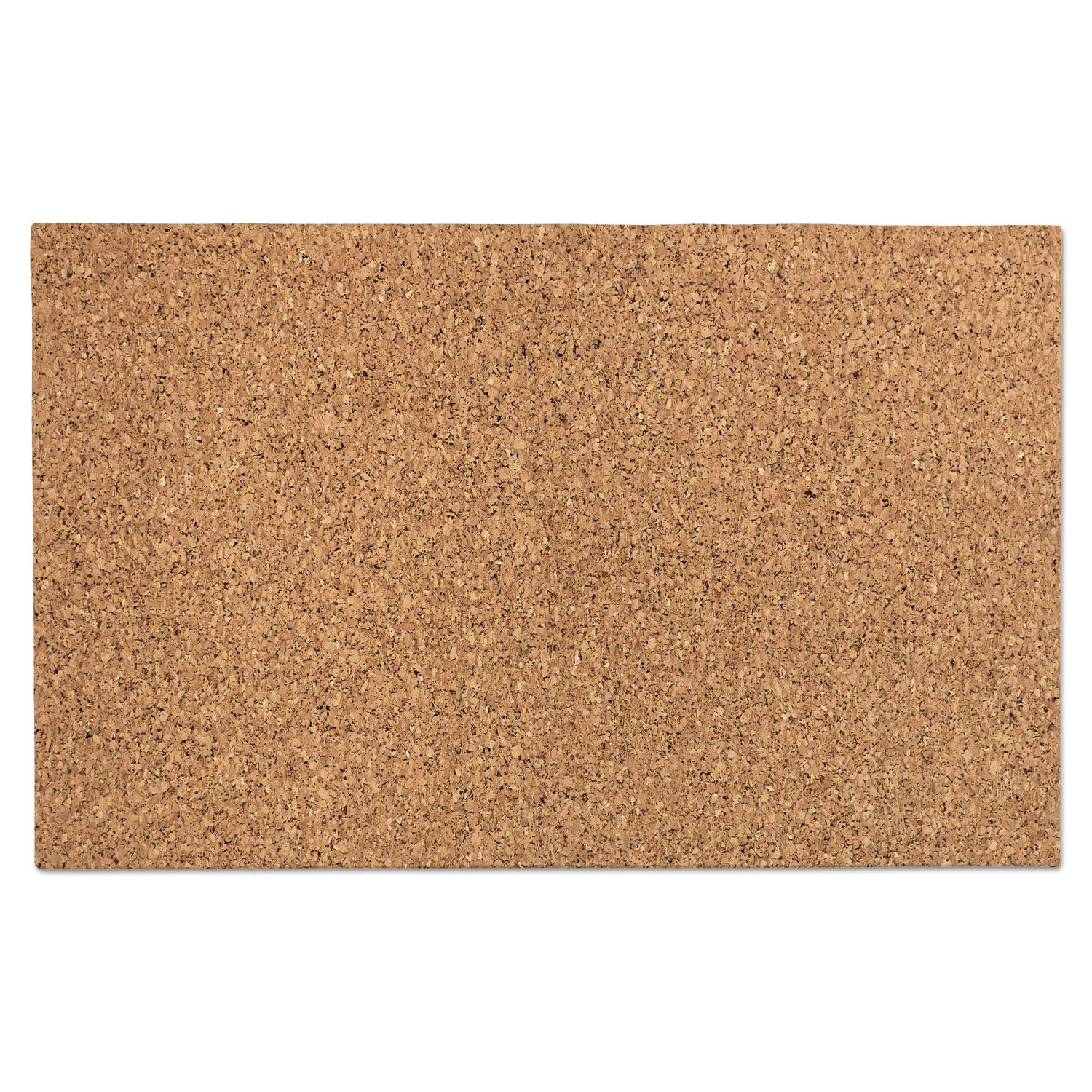 iDesign Frameless Cork Bulletin Board, 24 x 38, Tan Surface