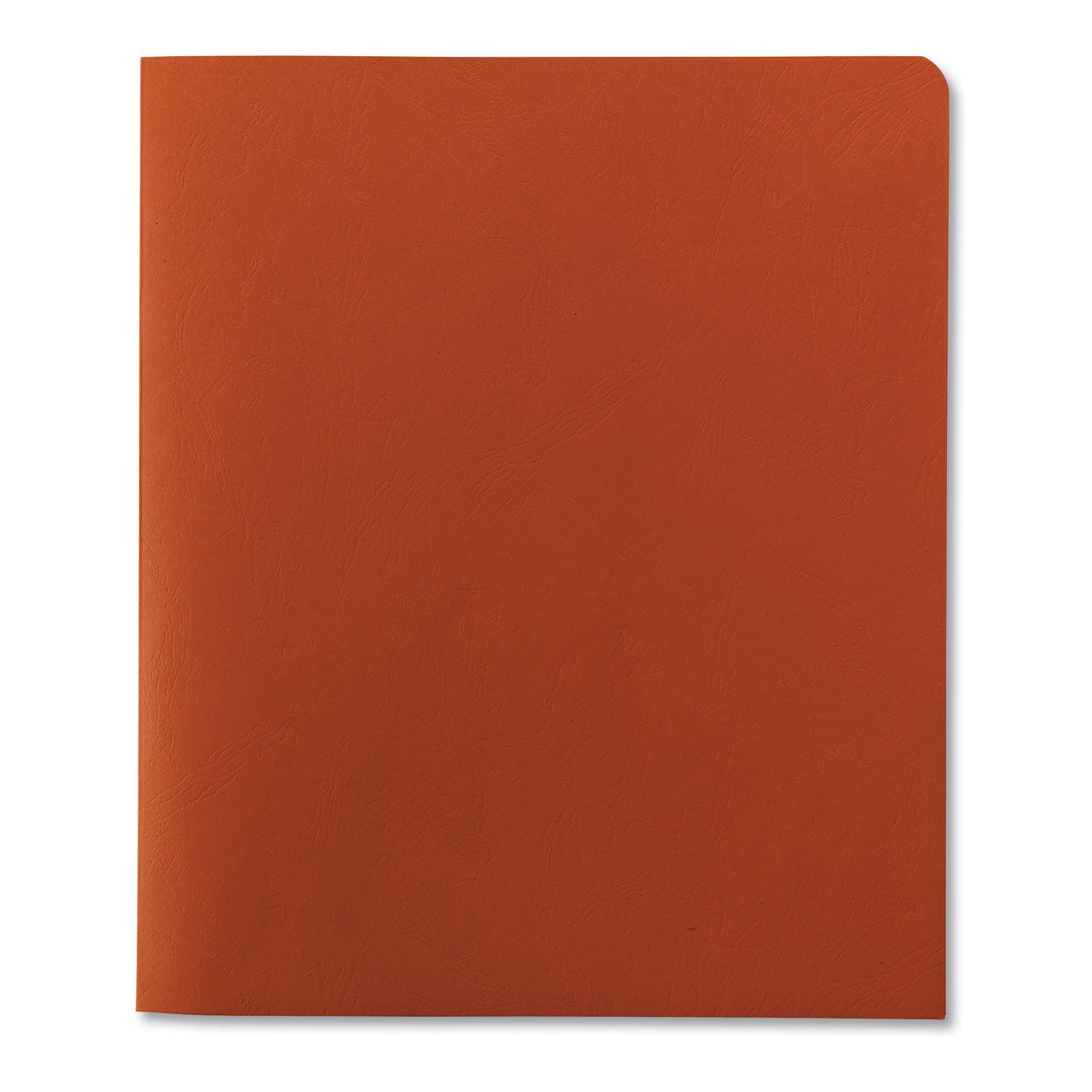 Smead Two-Pocket Folder, Textured Paper, 100-Sheet Capacity, 11 X 8.5, Orange, 25/box