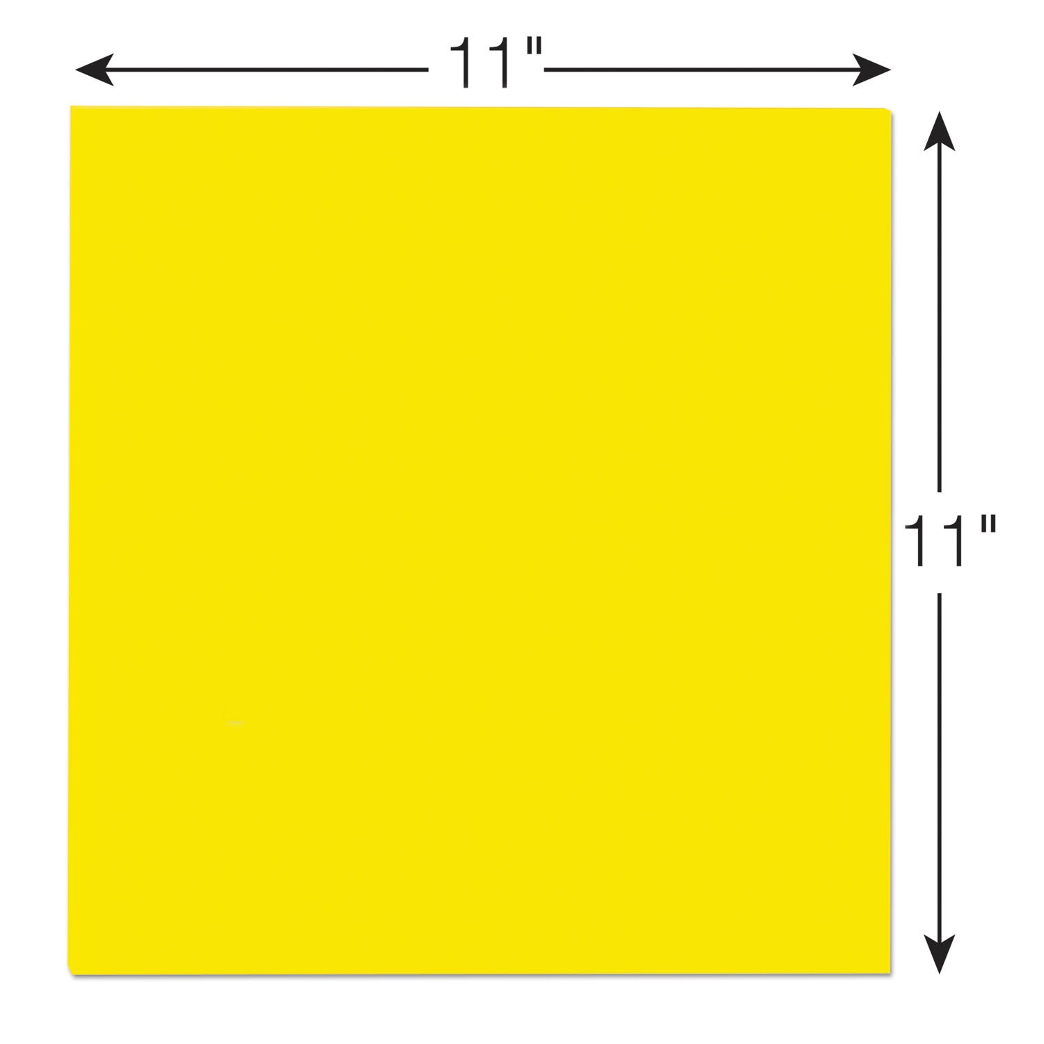 Post-it® Notes Super Sticky Big Notes, Unruled, 11 x 11, Yellow, 30 Sheets