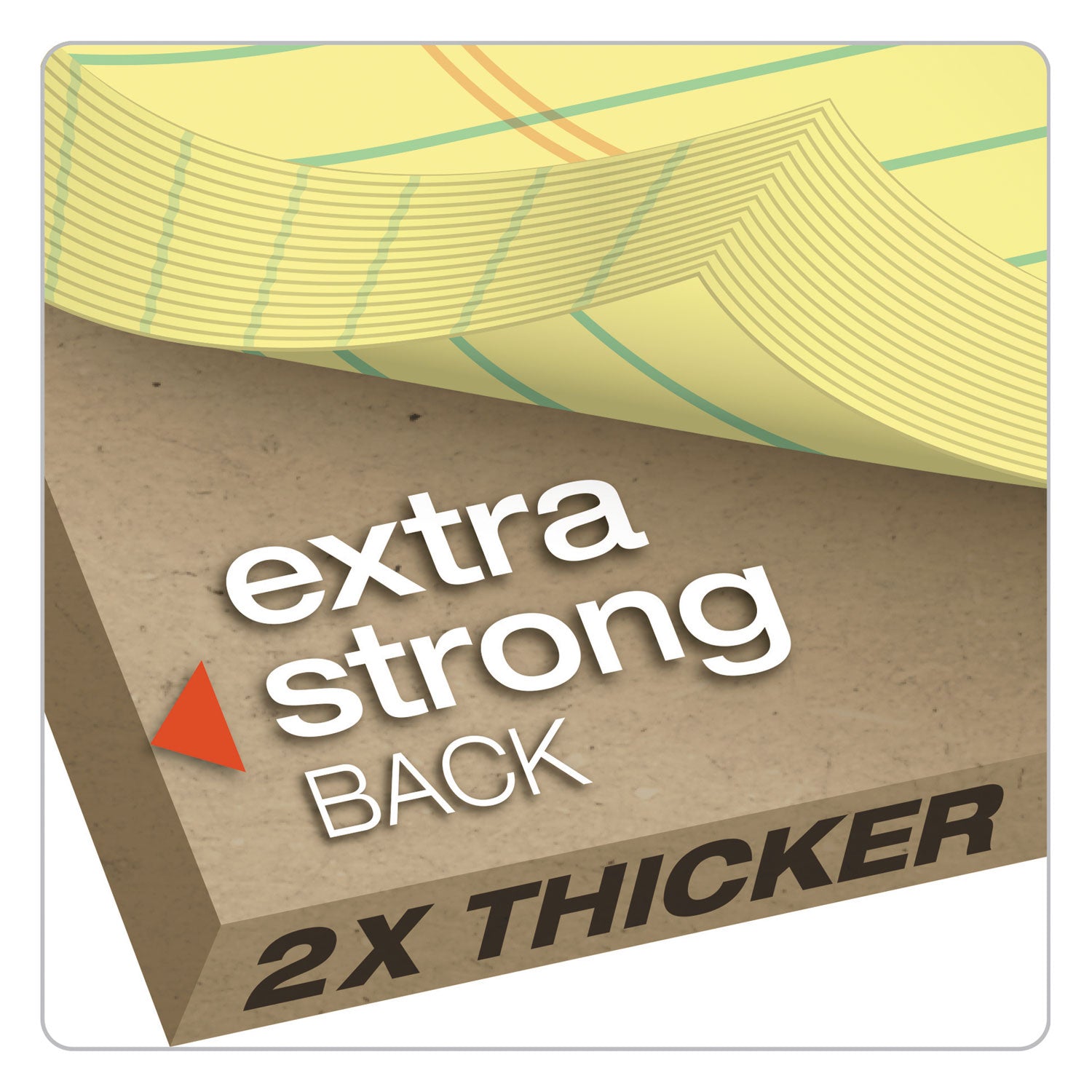 TOPS™ Docket Ruled Perforated Pads, Narrow Rule, 50 Canary-Yellow 5 X 8 Sheets, 12/pack