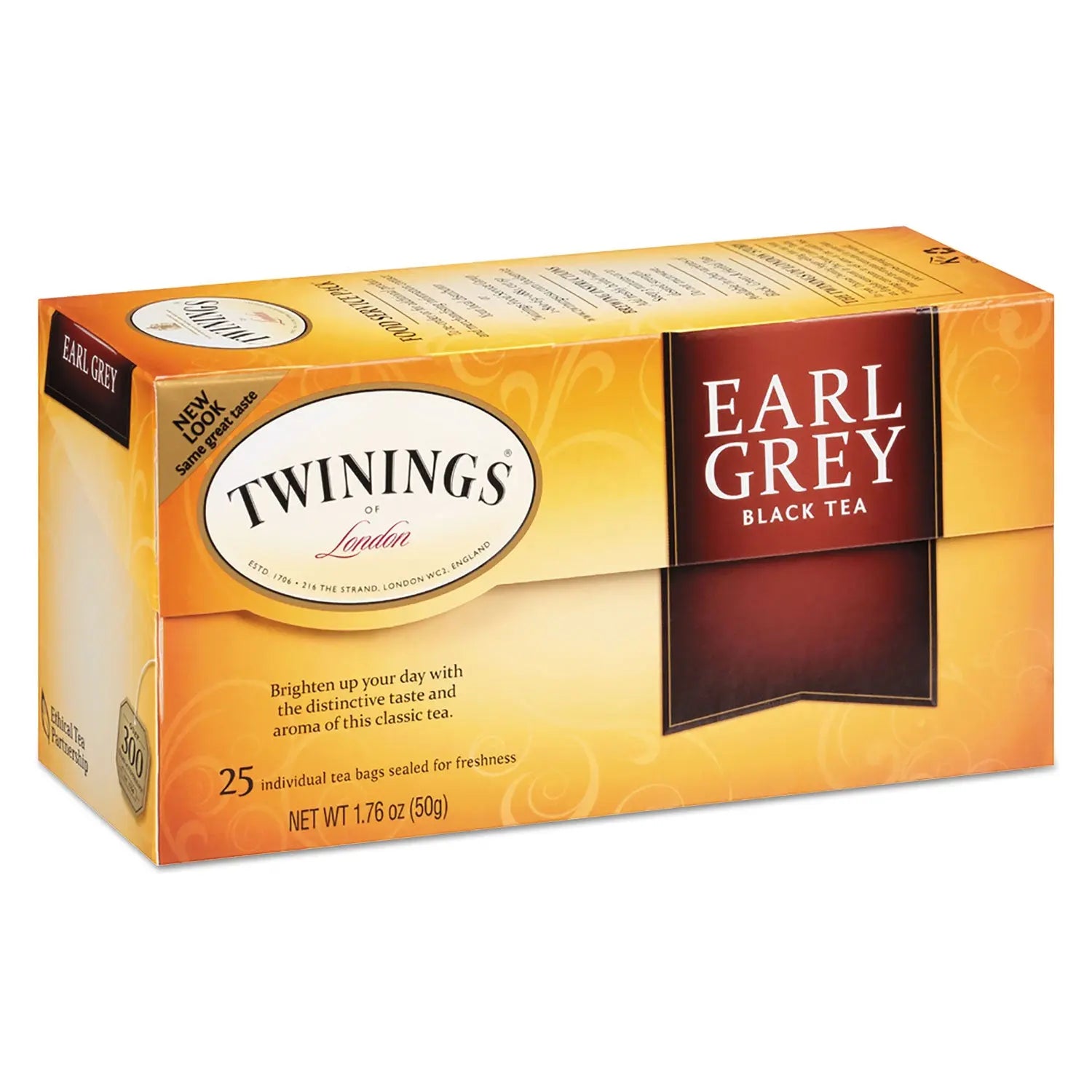 Tea Bags, Earl Grey, 1.76 oz, 25/Box TWININGS® Flipcost