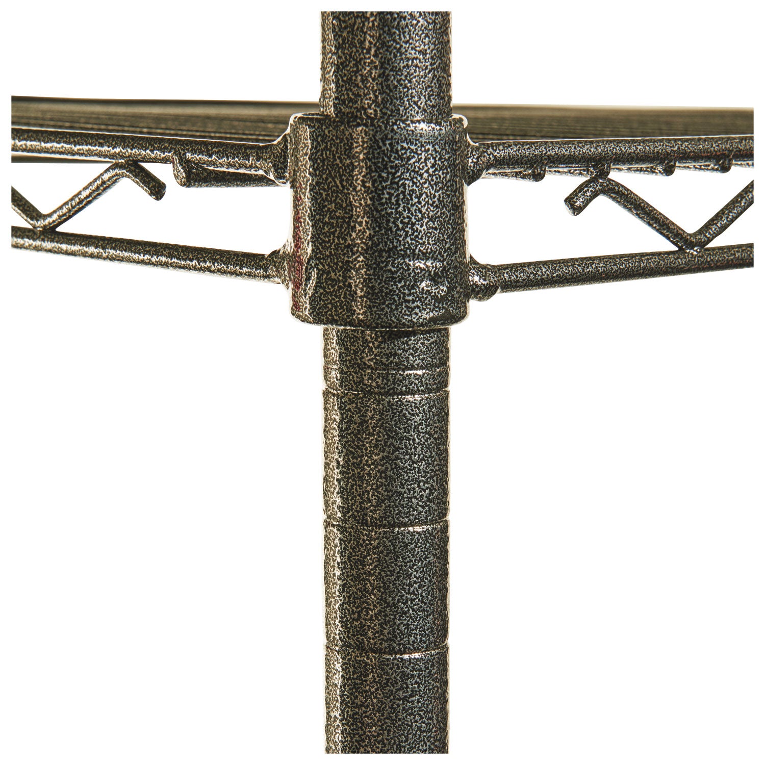 Alera® Wire Shelving Starter Kit, Four-Shelf, 36w X 18d X 72h, Black Anthracite