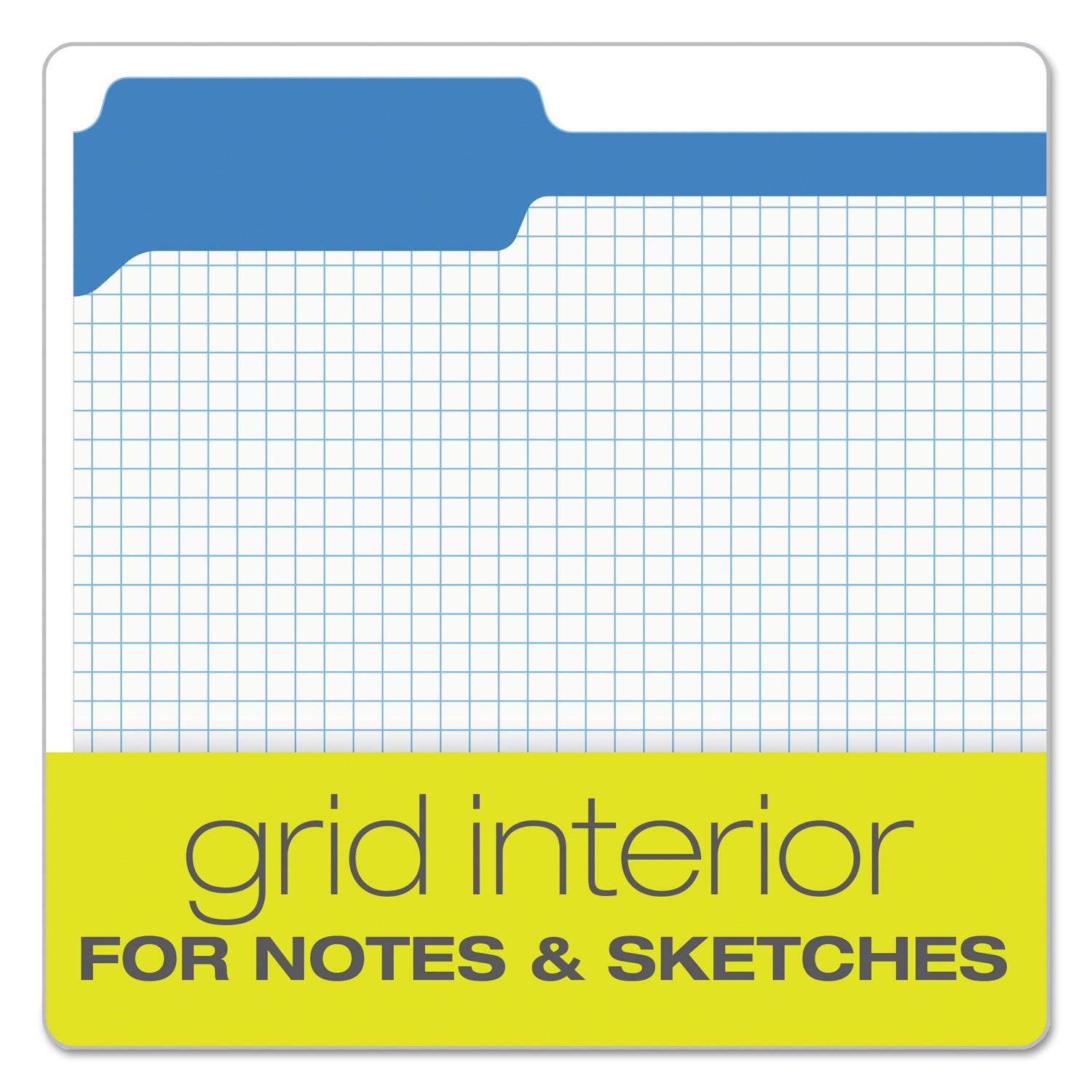 Pendaflex® Double-Ply Reinforced Top Tab Colored File Folders, 1/3-Cut Tabs: Assorted, Letter Size, 0.75" Expansion, Blue, 100/Box