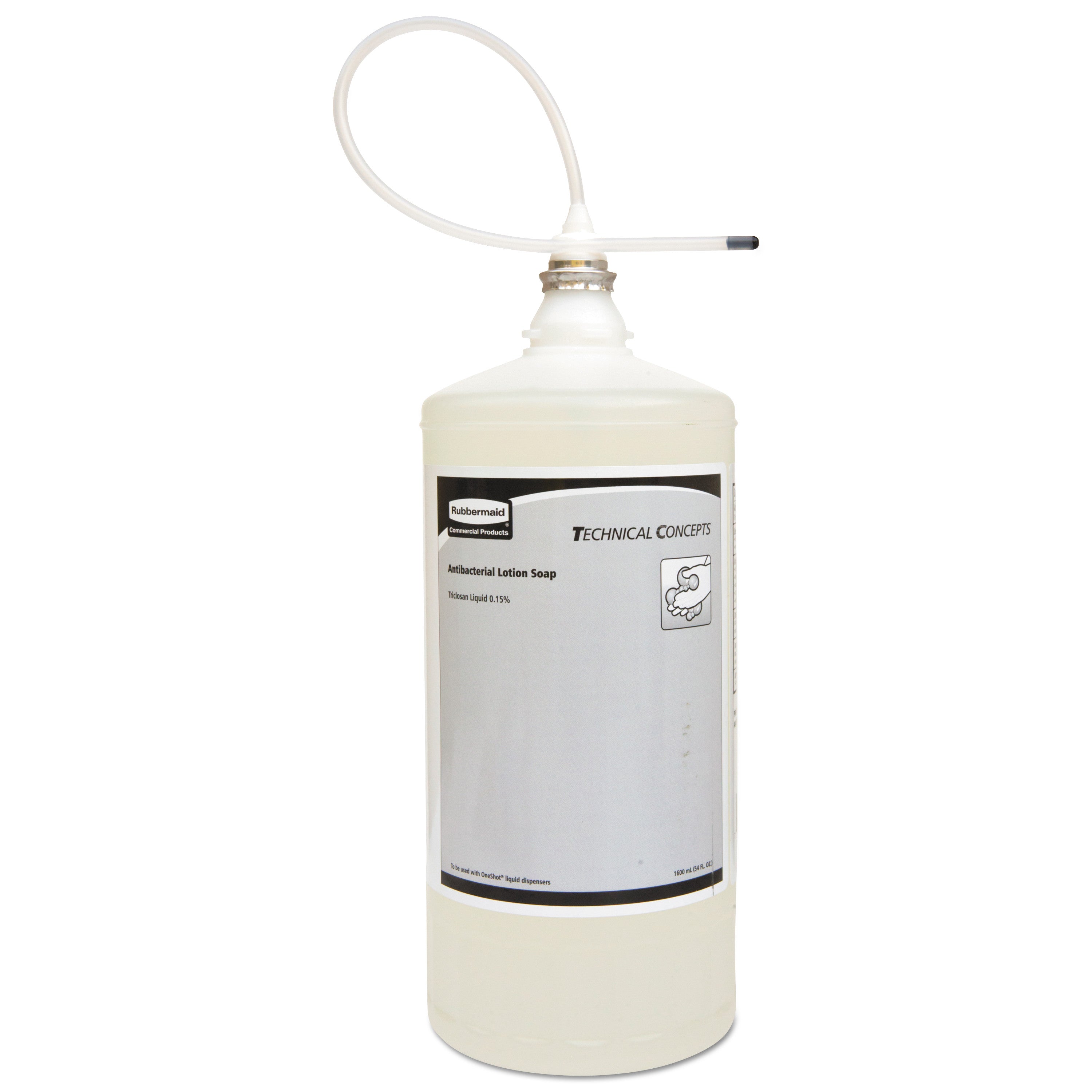 One Shot Antibacterial Enriched Lotion Soap Refill, Floral, 800 mL, 4/Carton