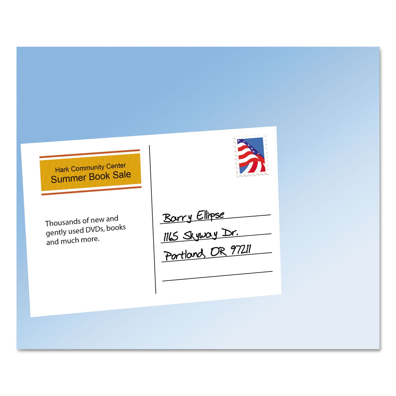Avery® Printable Postcards, Laser, 80 lb, 4 x 6, Matte White, 100 Cards, 2/Cards/Sheet, 50 Sheets/Box