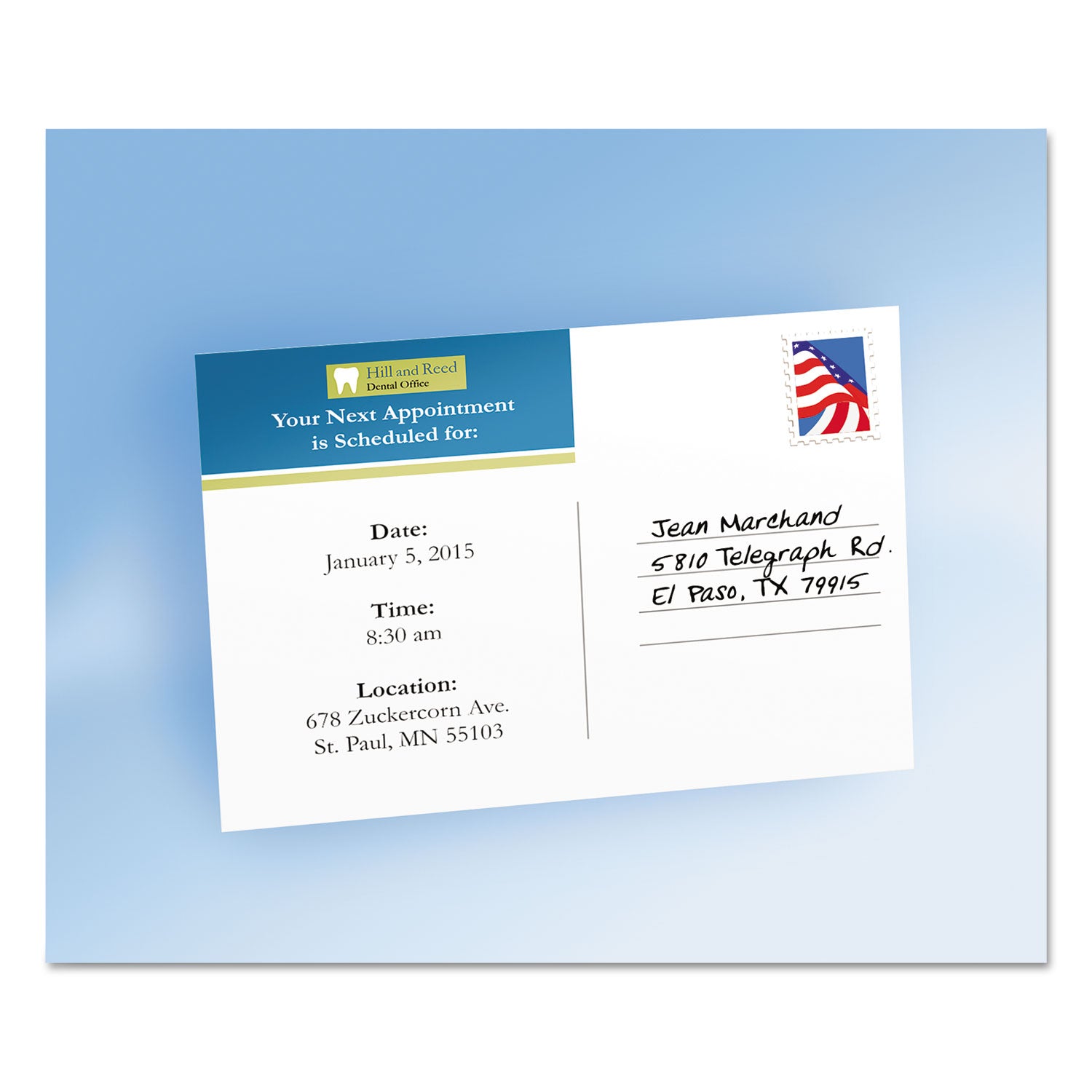 Avery® Printable Postcards, Laser, 80 lb, 4 x 6, Matte White, 80 Cards, 2 Cards/Sheet, 40 Sheets/Box