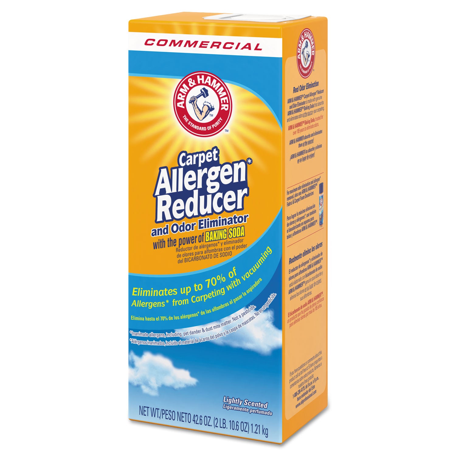 Arm & Hammer™ Carpet And Room Allergen Reducer And Odor Eliminator, 42.6 Oz Box, 9/carton