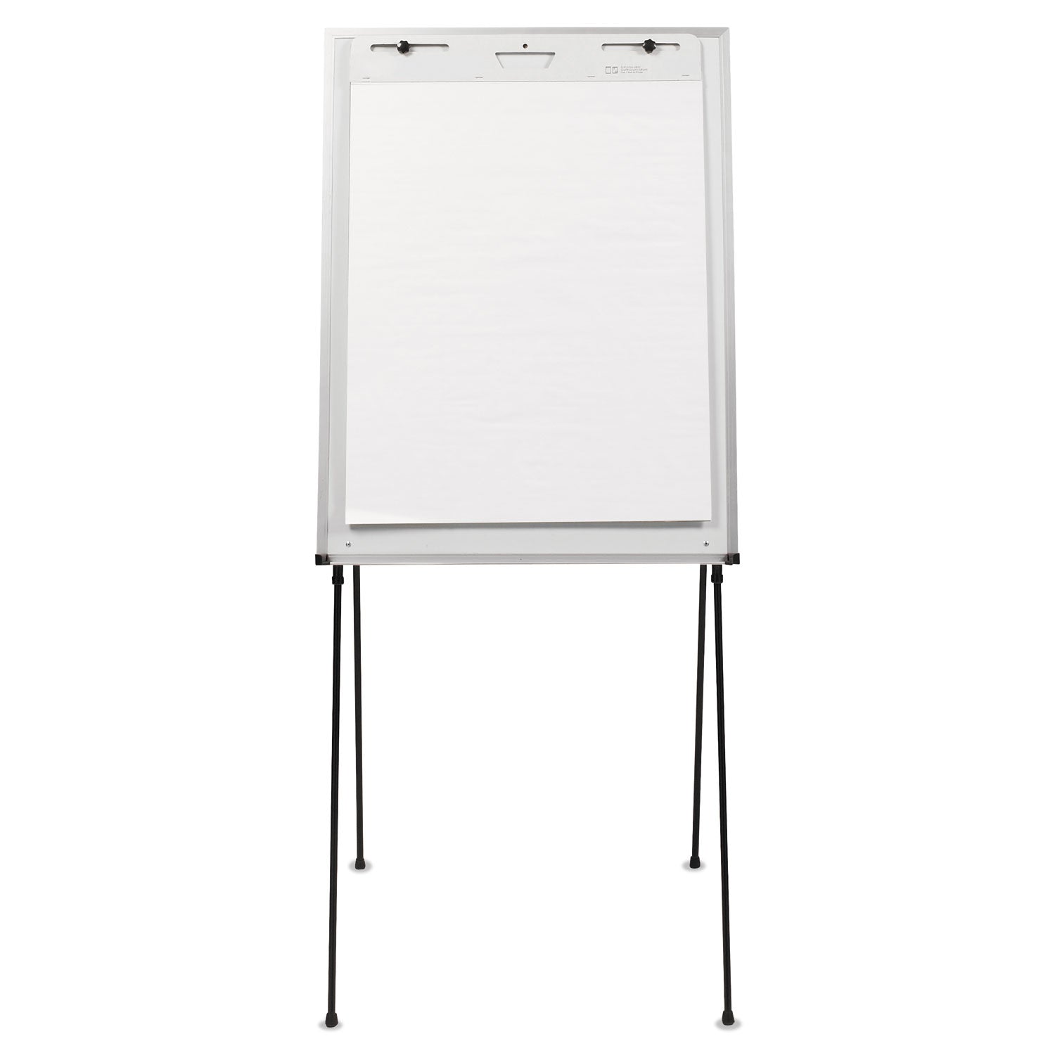 Quartet® Dry Erase Steel Easel, 29" x 40", White Surface, Satin Aluminum Frame