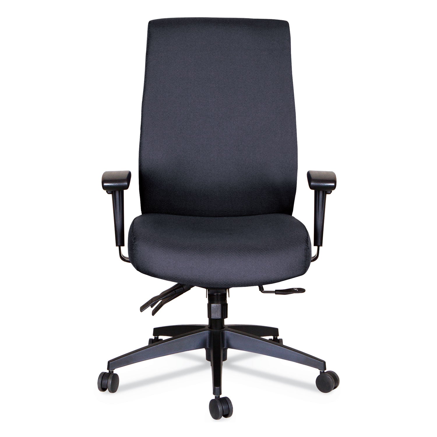 Alera® Alera Wrigley Series 24/7 High Performance High-Back Multifunction Task Chair, Supports 300 Lb, 17.24" To 20.55" Seat, Black