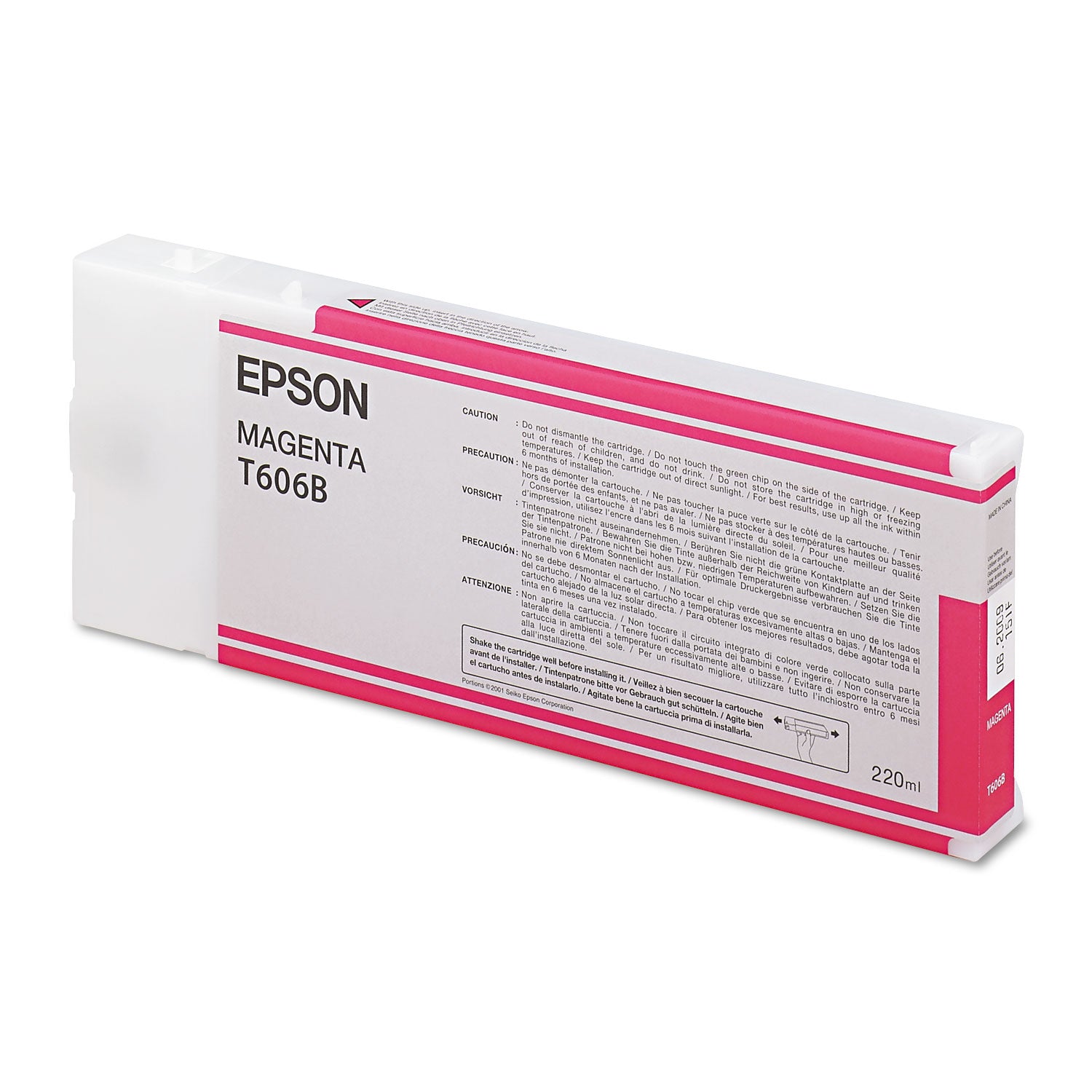 Epson® T606b00 Ink, Magenta