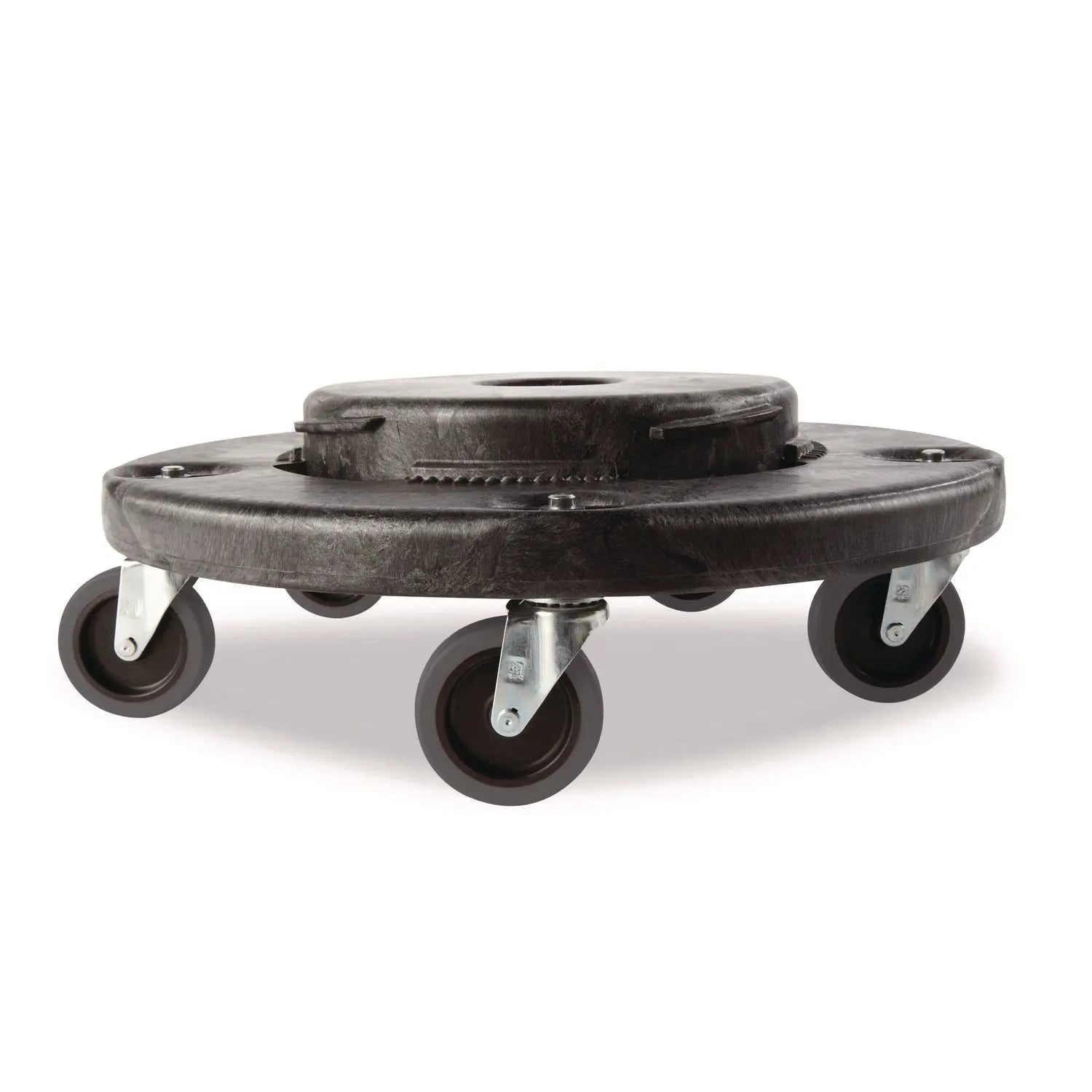 3" Swivel Caster, Grip Ring Stem, 3" Wheel, Black/Gray Rubbermaid® Commercial Flipcost