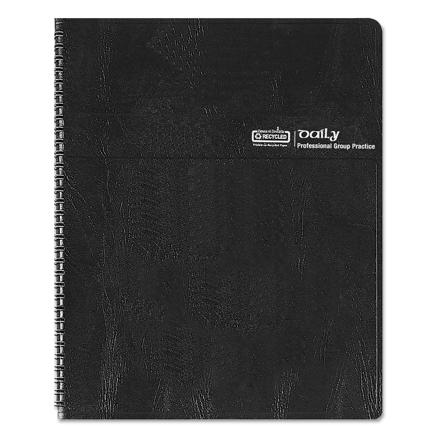 House of Doolittle™ Executive Series Four-Person Group Practice Daily Appointment Book, 11 x 8.5, Black Hard Cover, 12-Month (Jan to Dec): 2025