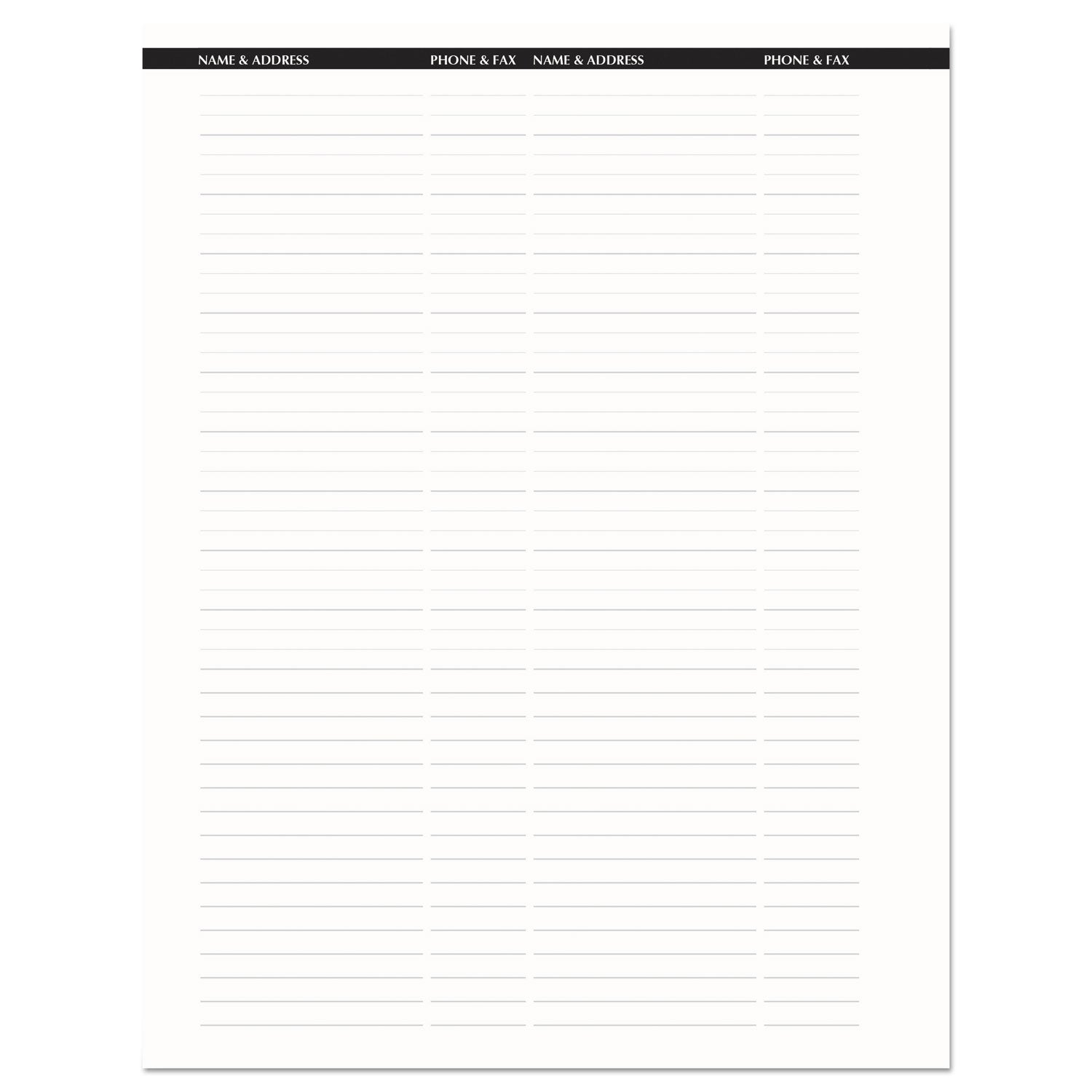House of Doolittle™ Recycled Professional Weekly Planner, 15-Minute Appts, 11 x 8.5, Blue Wirebound Soft Cover, 12-Month (Jan to Dec): 2025