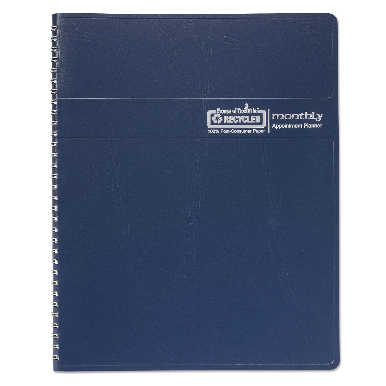 House of Doolittle™ 14-Month Recycled Ruled Monthly Planner, 11 x 8.5, Blue Cover, 14-Month: Dec 2024 to Jan 2026