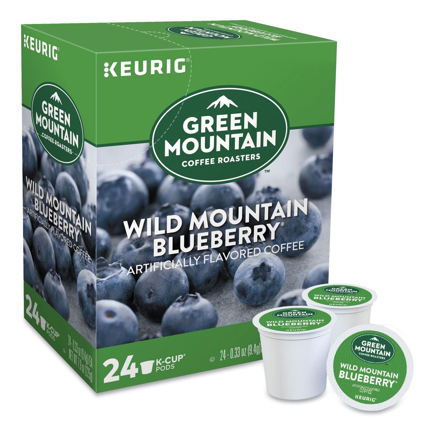 Green Mountain Coffee® Fair Trade Wild Mountain Blueberry Coffee K-Cups, 24/box