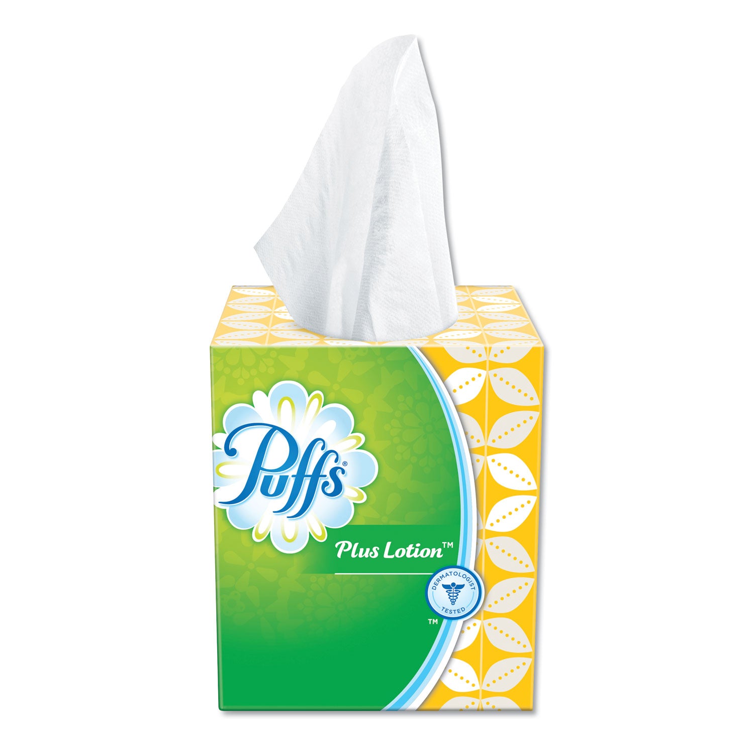 Puffs® Plus Lotion Facial Tissue, 2-Ply, White, 56 Sheets/Box, 24 Boxes/Carton