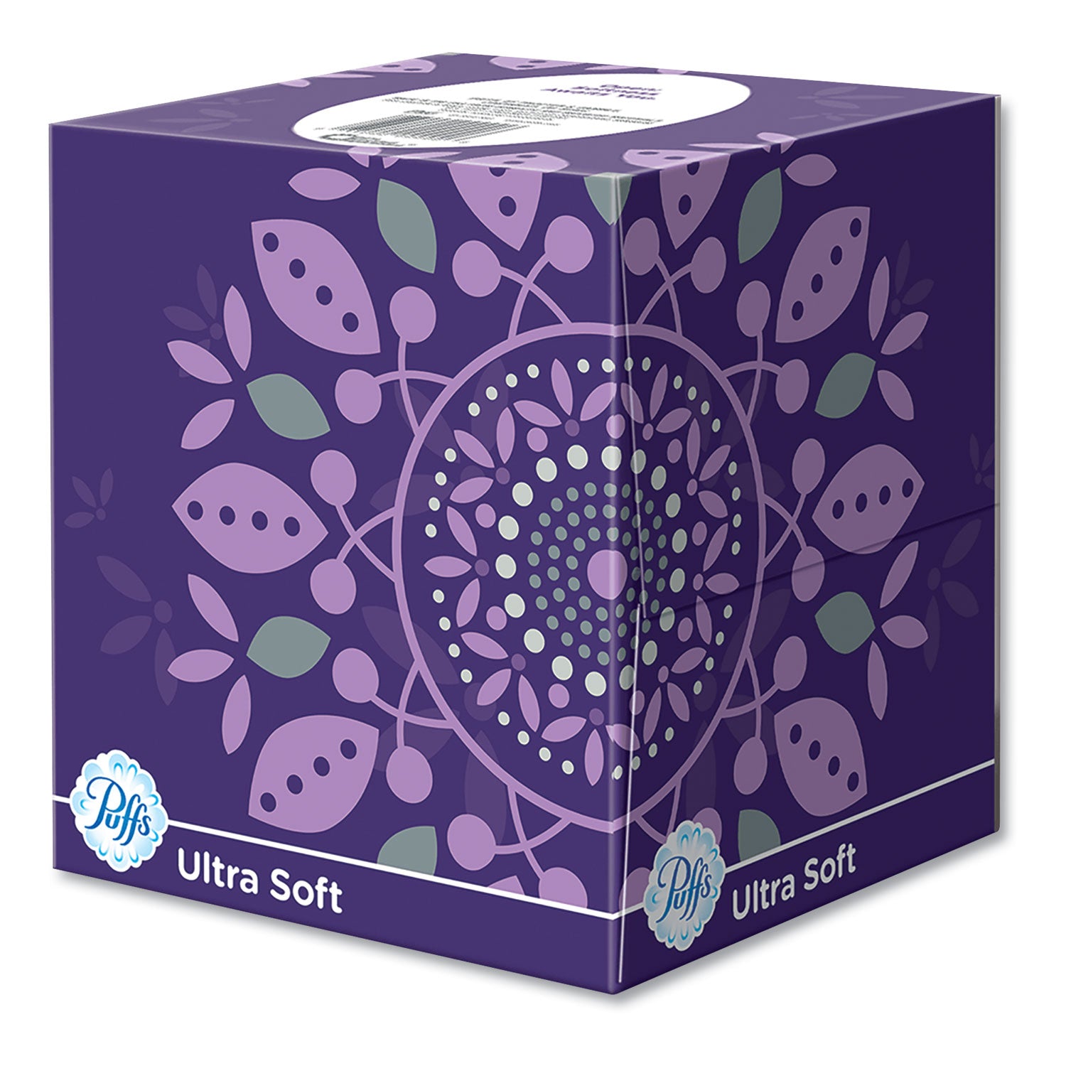 Puffs® Ultra Soft Facial Tissue, 2-Ply, White, 56 Sheets/box, 4 Boxes/pack, 6 Packs/carton