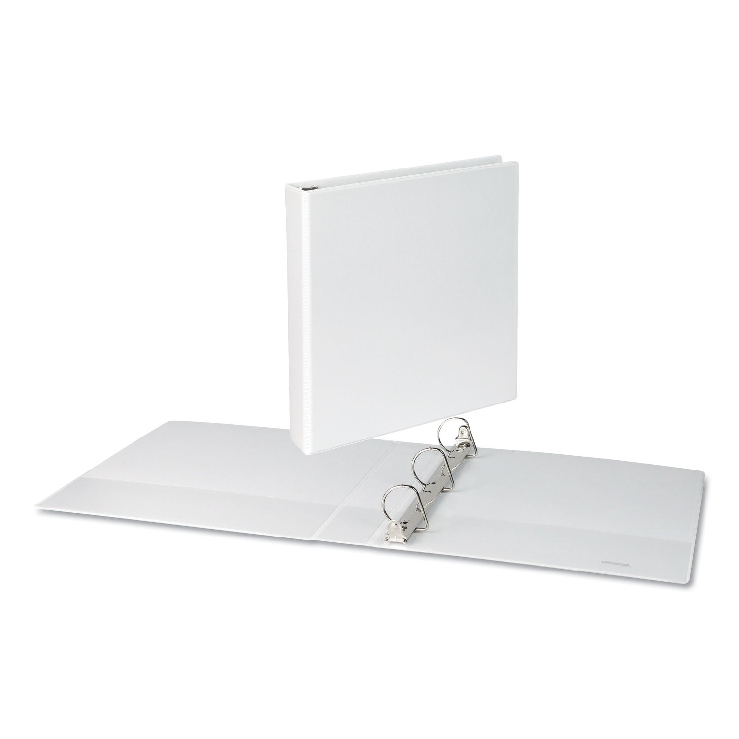 Slant D-Ring View Binder, 3 Rings, 1.5" Capacity, 11 x 8.5, White