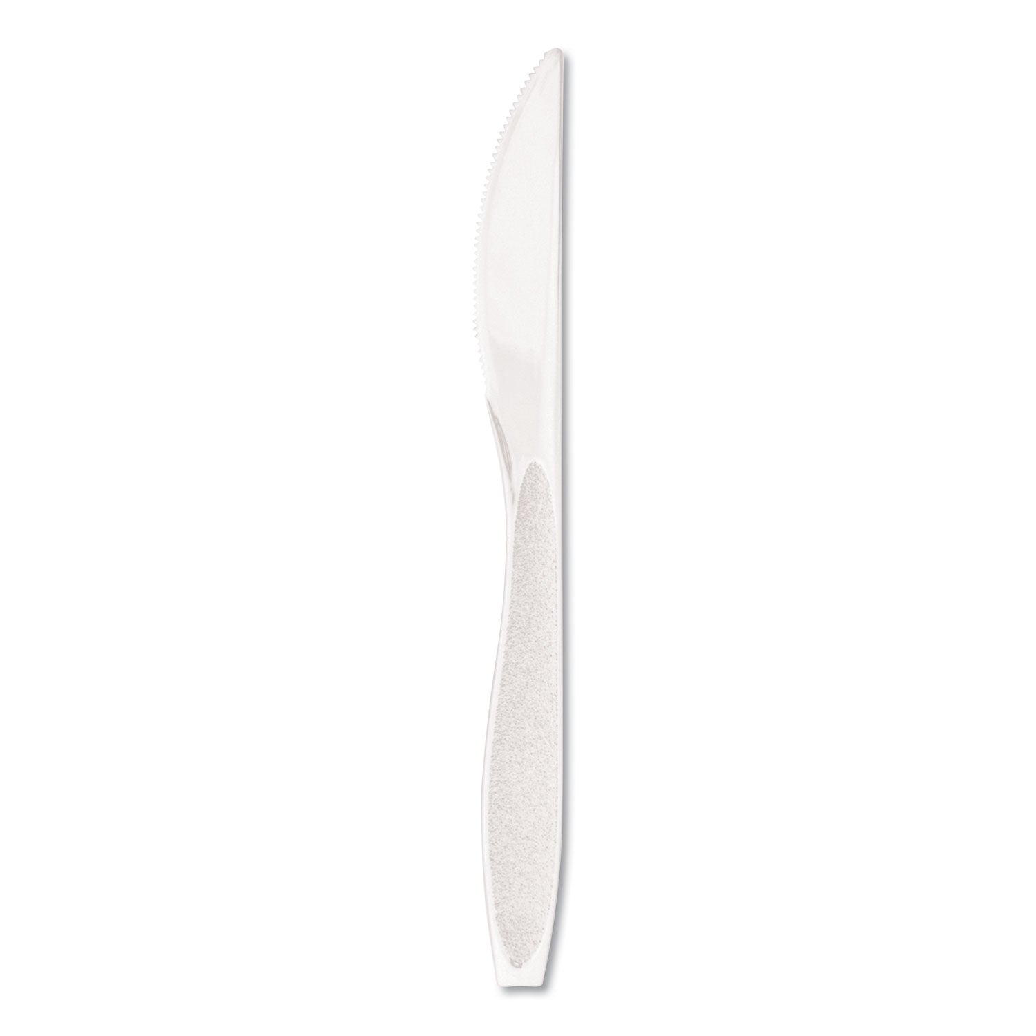 Impress Heavyweight Full-Length Polystyrene Cutlery, Knife, White, 1,000/Carton