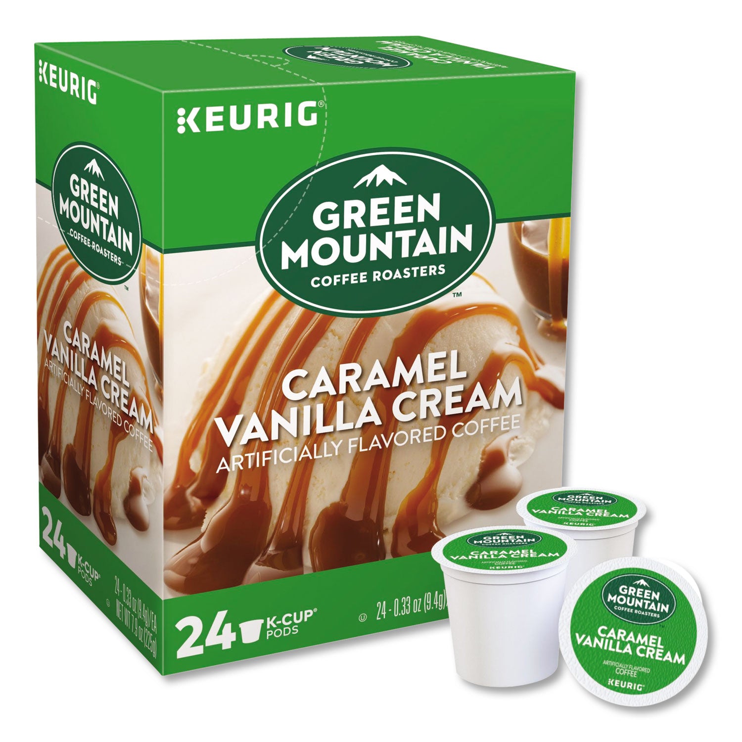 Green Mountain Coffee® Caramel Vanilla Cream Coffee K-Cups, 96/carton